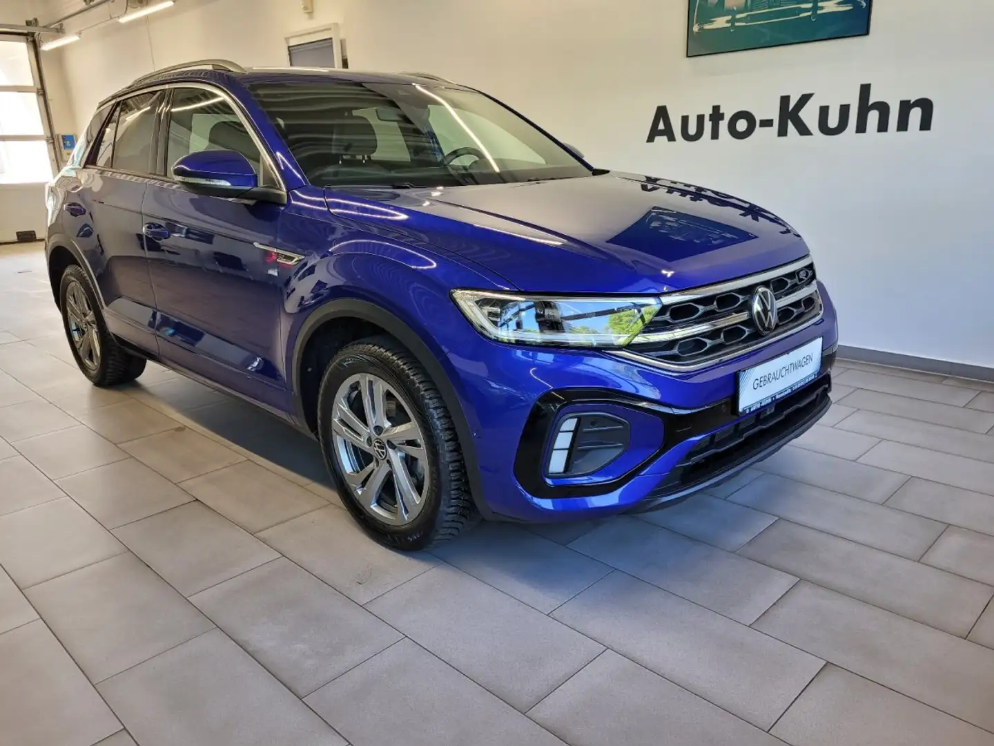 Volkswagen T-Roc 1.5 TSI 110KW GSG R-Line,Standh,Nav,LED,AHK Blau - 1