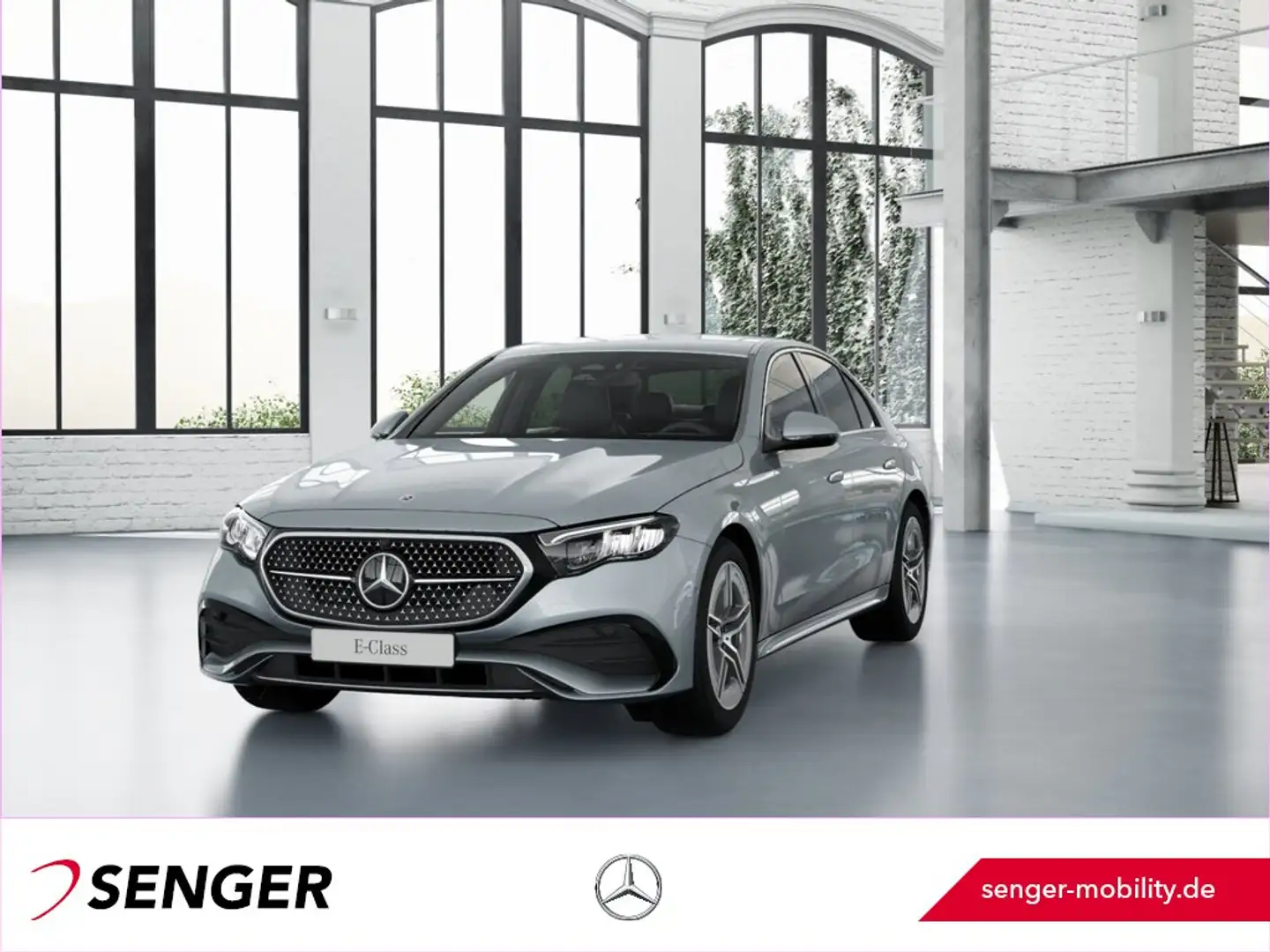 Mercedes-Benz E 300 e AMG Line Ambiente Rückfahrkamera LED Argent - 1