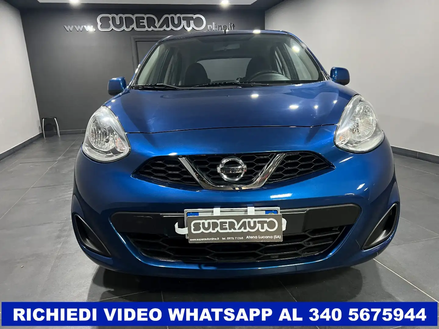 Nissan Micra 1.2 12V 5 porte Acenta Bleu - 2