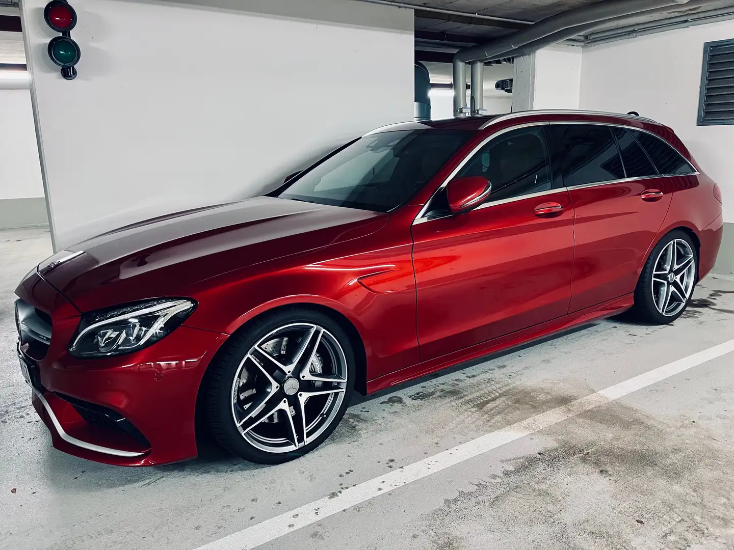 Mercedes-Benz C 63 AMG AMG C63 T Designo Perf-AGA DISTRONIC+ noOPF Red - 2