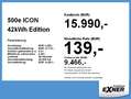 Fiat 500e ICON 42kWh Navi+Kam.+KeyLess+KlimaA+LM+PDC Rouge - thumbnail 4