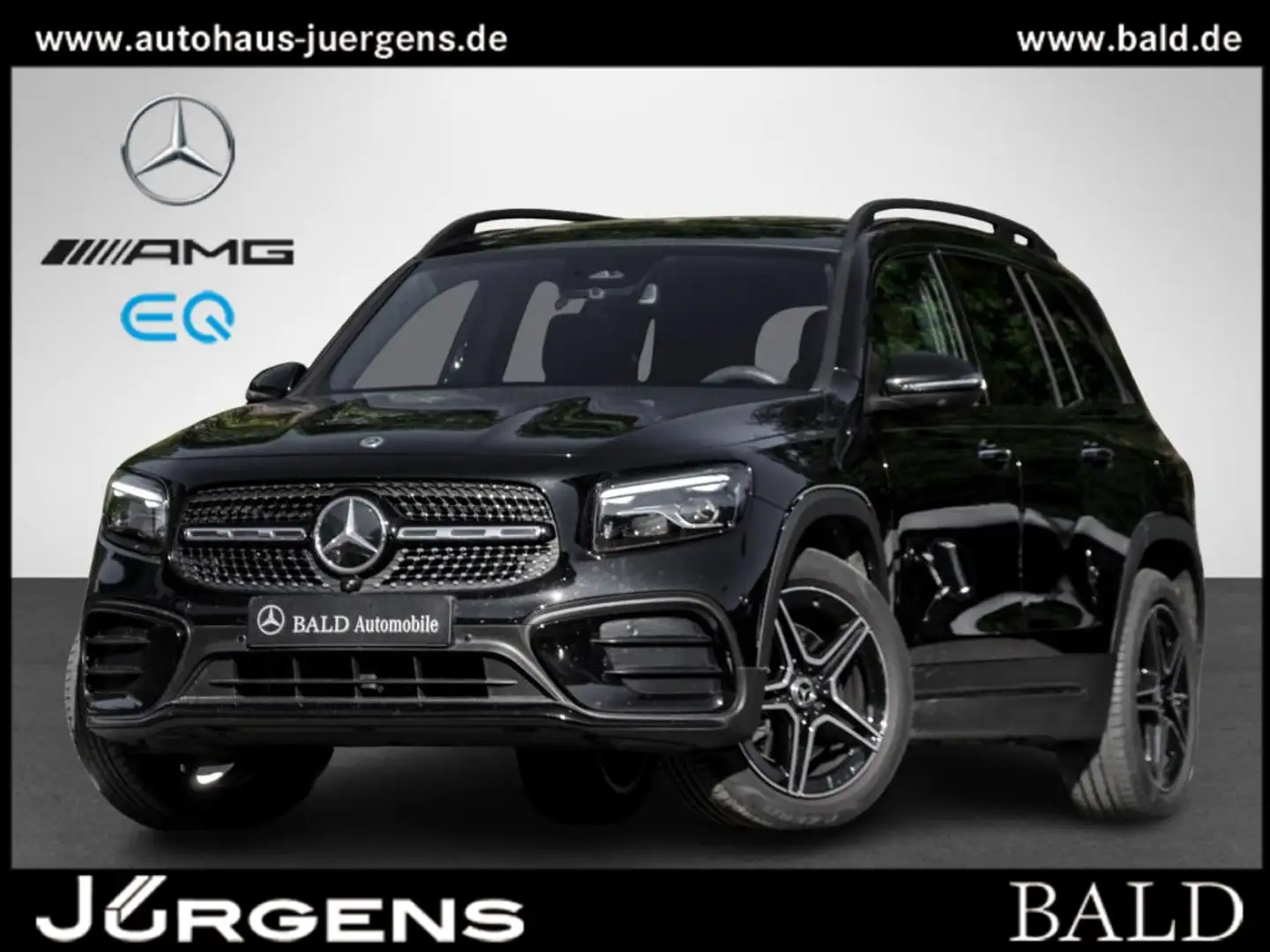 Mercedes-Benz GLB 250 4M AMG-Sport/Pano/HUD/Distr/Night/360/19 Schwarz - 2