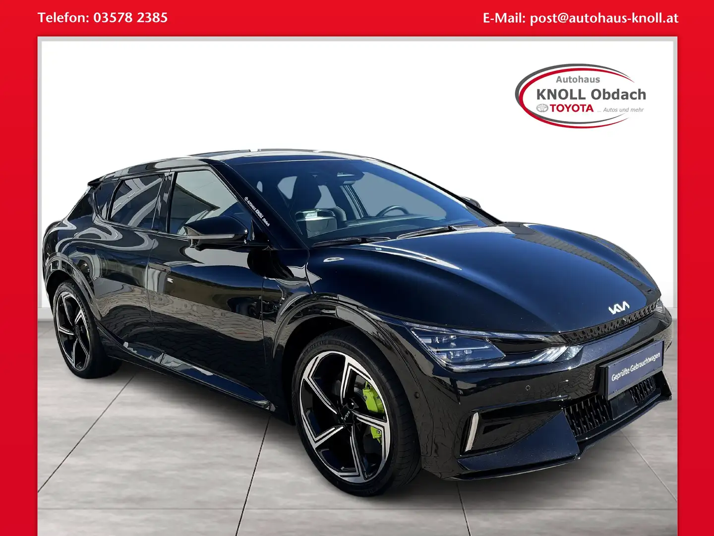 Kia EV6 GT 4WD Schwarz - 1