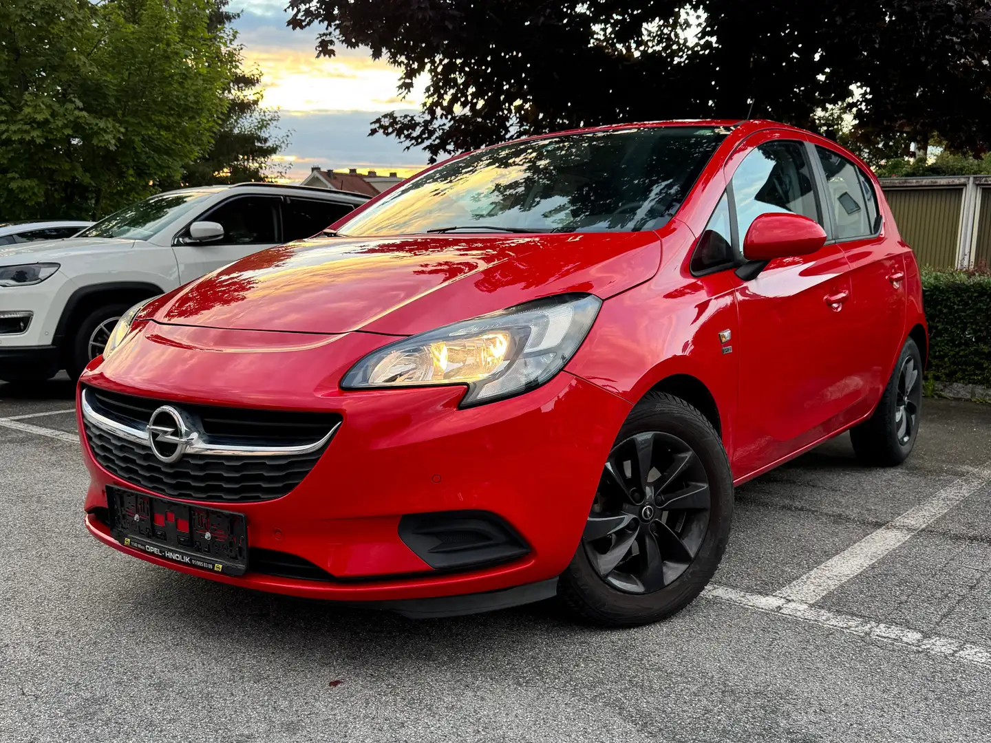 Opel Corsa 1,4 - Wie NEU + Pickerl bei Opel ohne Mängel Rot - 1