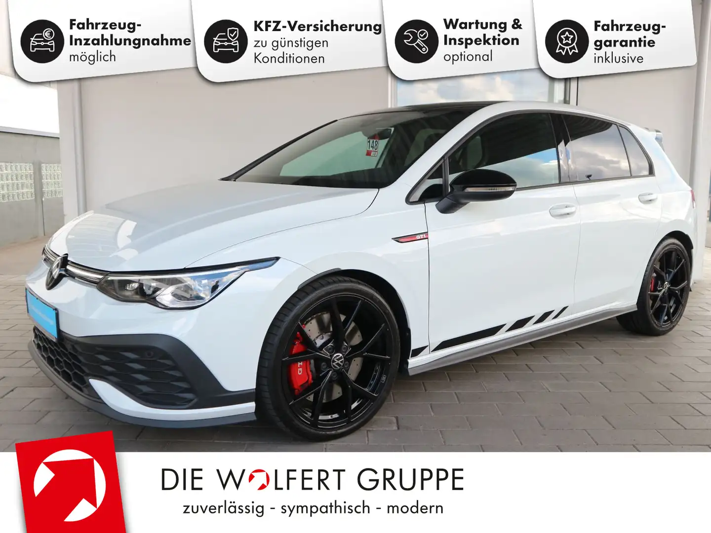 Volkswagen Golf GTI Clubsport 2.0 TSI DSG PANO RFK NAVI ACC Weiß - 1