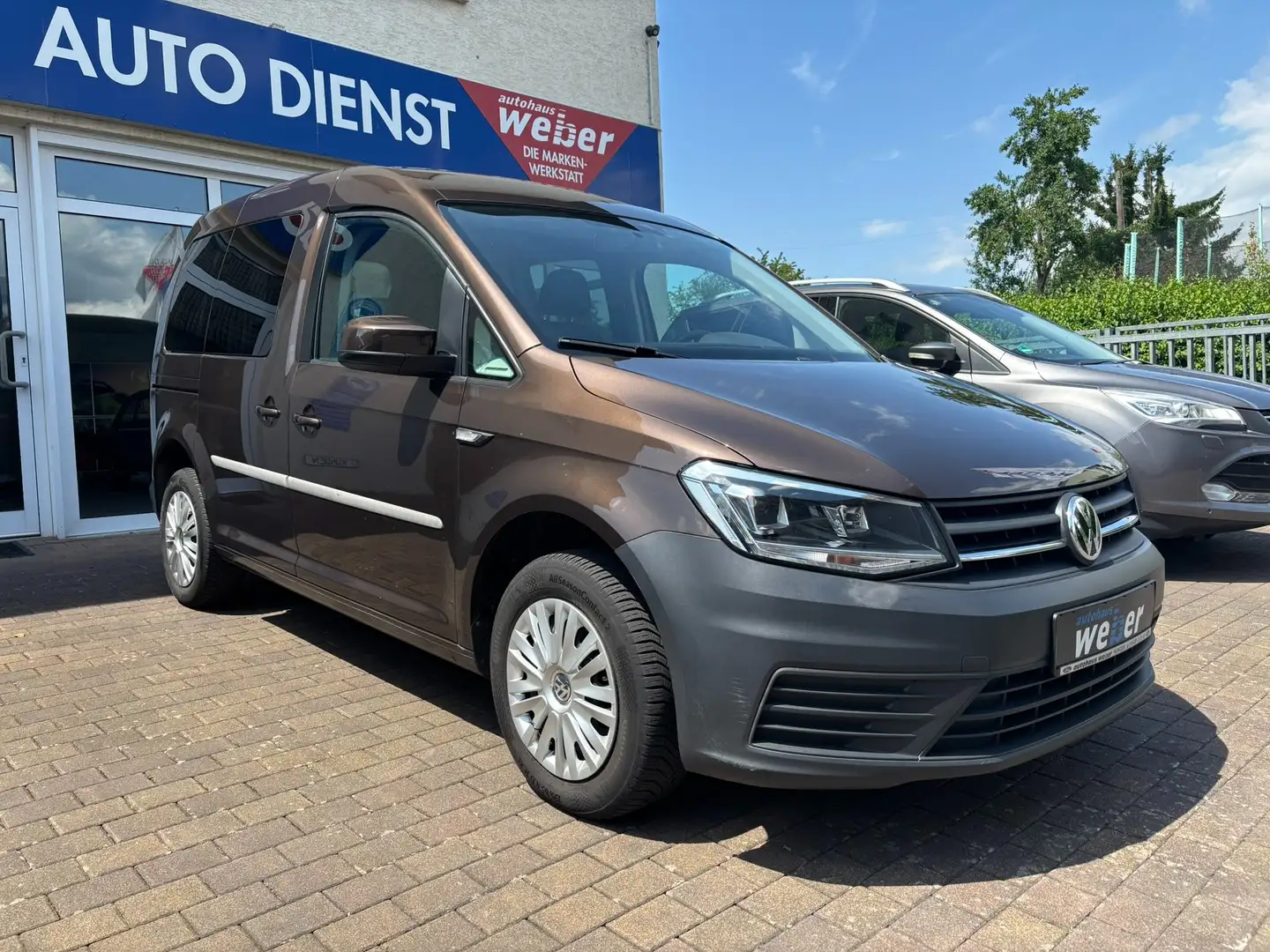 Volkswagen Caddy Trendline*Heck-Tür*NAVI*XENON*Klimaaut.*Sitz-Hz Brun - 2