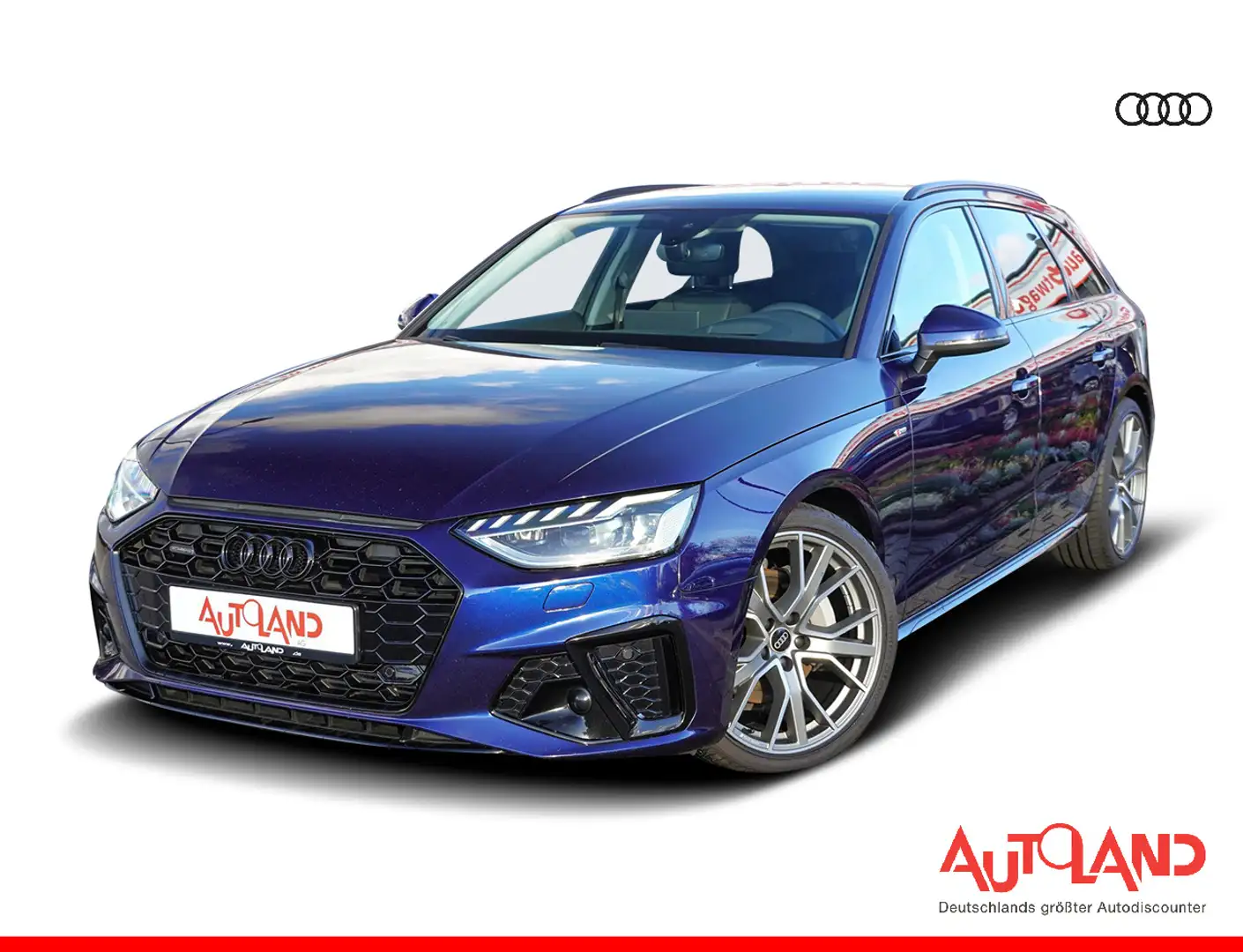 Audi A4 Avant 40 TFSI qu. 2xS line LED ACC AHK Kamera Schwarz - 1