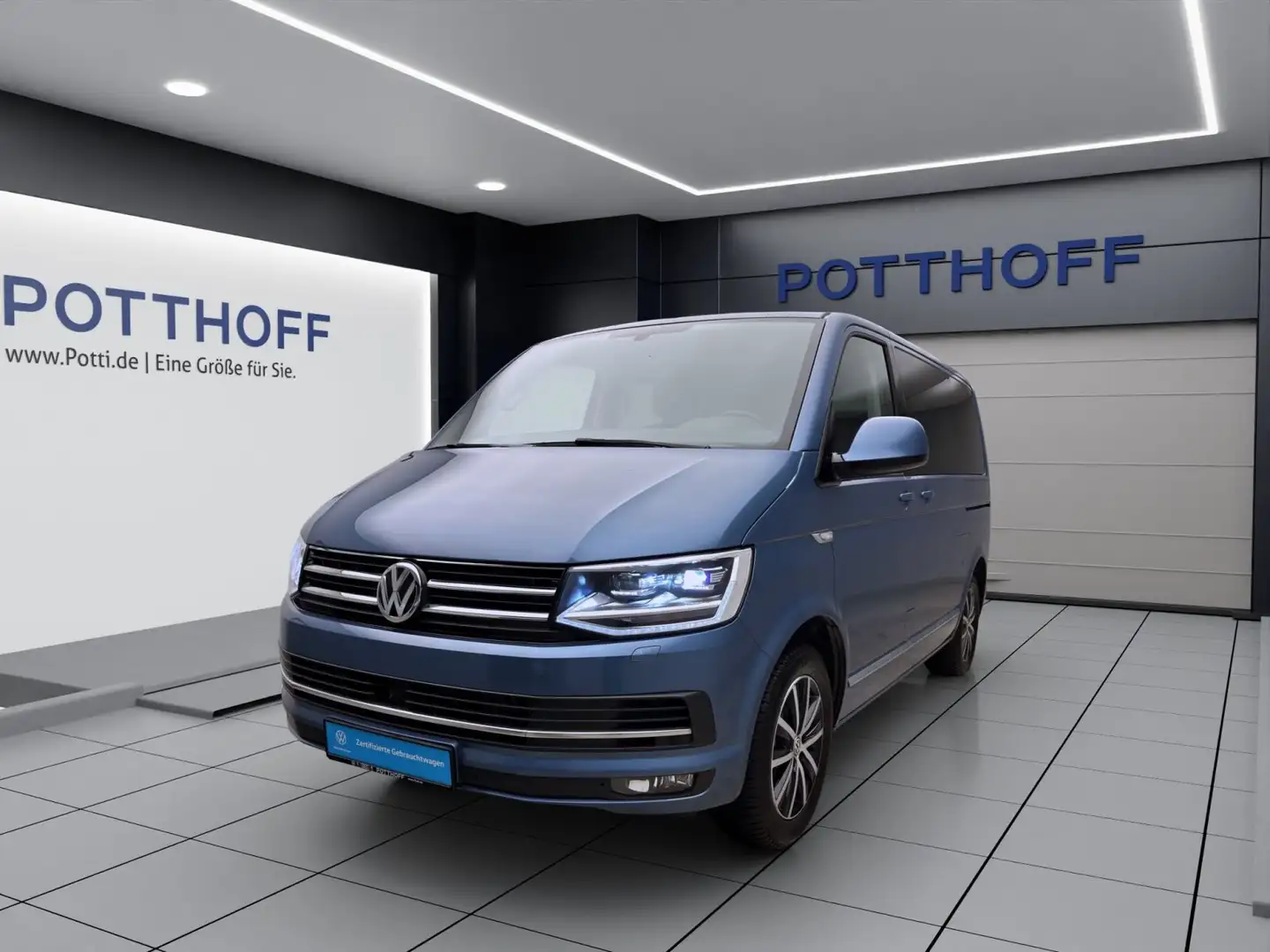 Volkswagen T6.1 Multivan 2.0 TDI DSG HIGHLINE STDHZG SCHIEB Blau - 1
