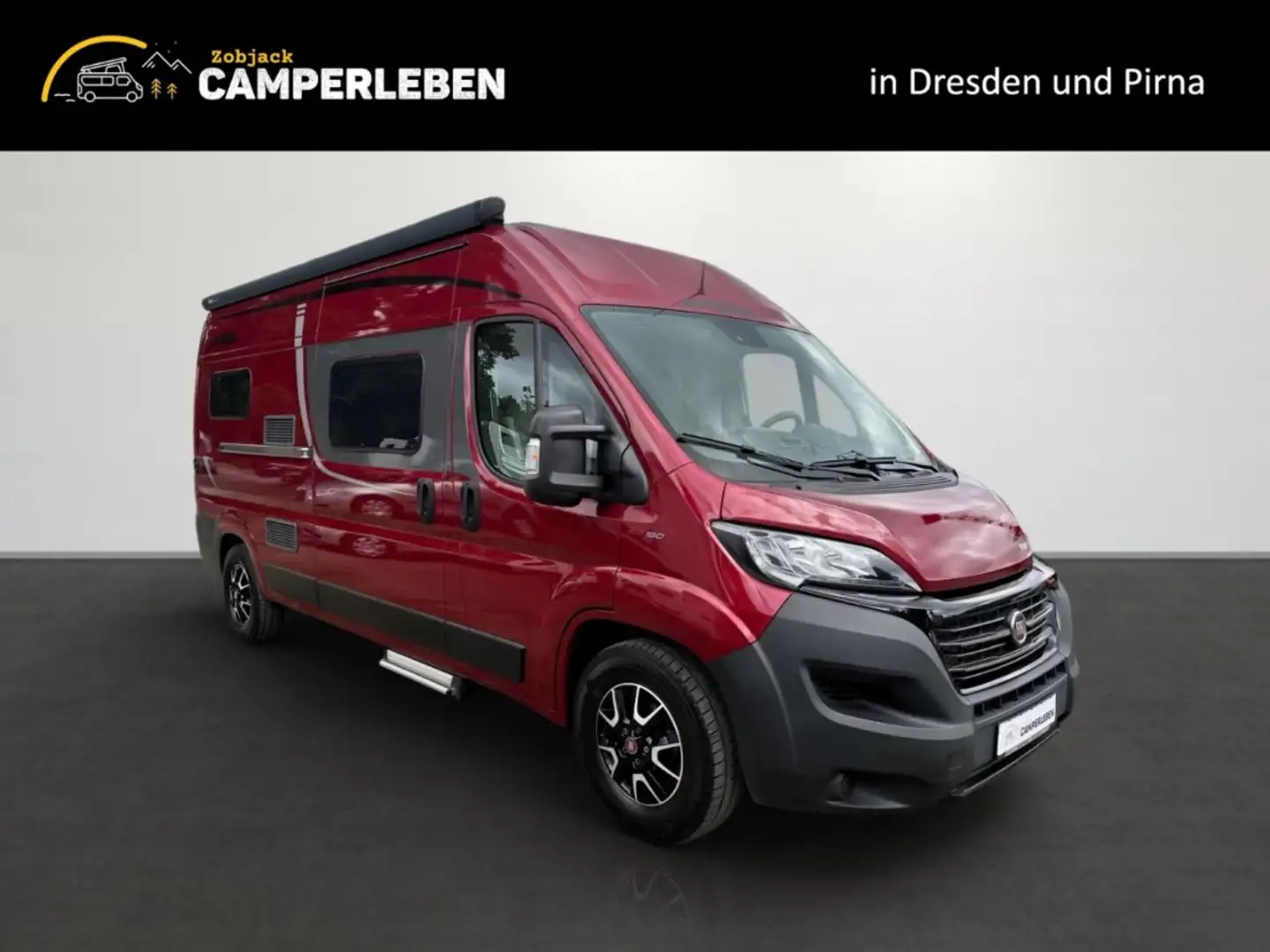 Pössl 2WIN Plus, Solar, 16 Zoll Alufelgen, Fahrradträger Rot - 2