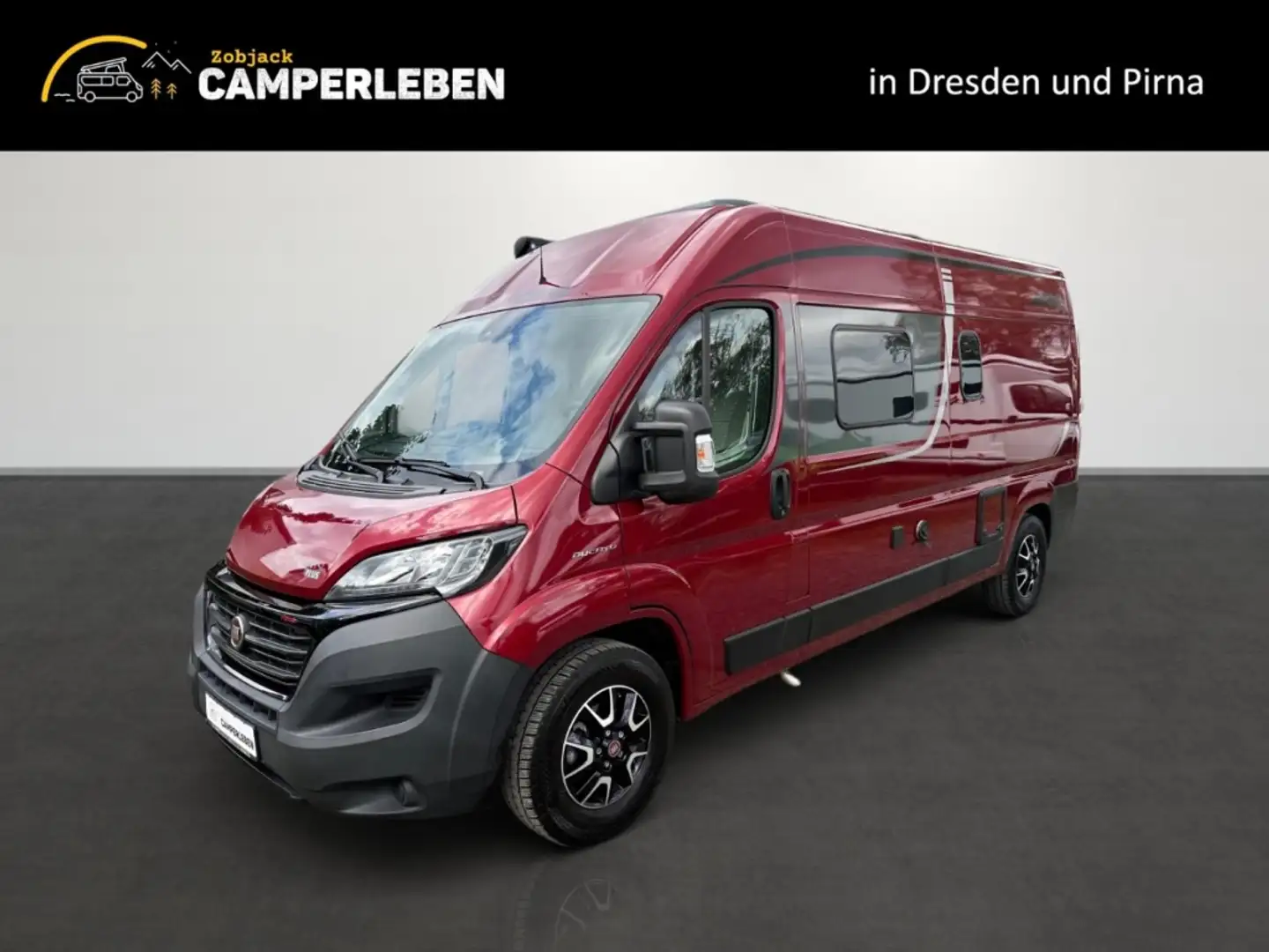 Pössl 2WIN Plus, Solar, 16 Zoll Alufelgen, Fahrradträger Rot - 1