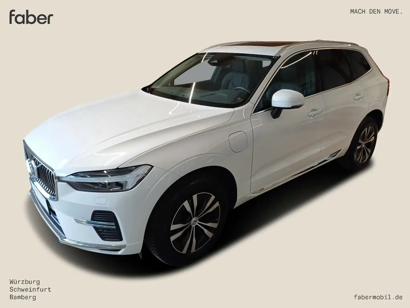 Volvo XC60 T8 Core Recharge Plug-In Hybrid AWD Weiß - 2