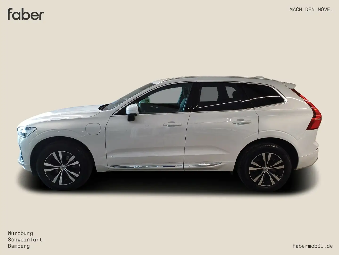 Volvo XC60 T8 Core Recharge Plug-In Hybrid AWD Weiß - 1