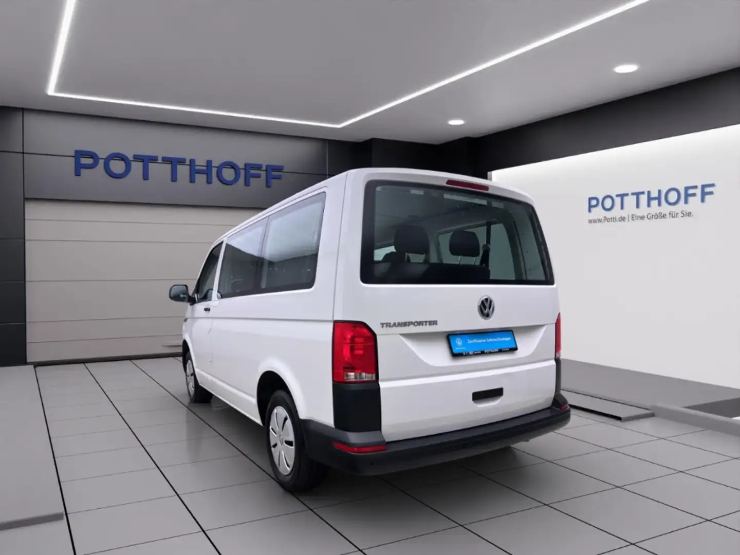 Volkswagen T6.1 Transporter Kombi 2.0 TDI 9-SITZER NAVI KLIMA Weiß - 2