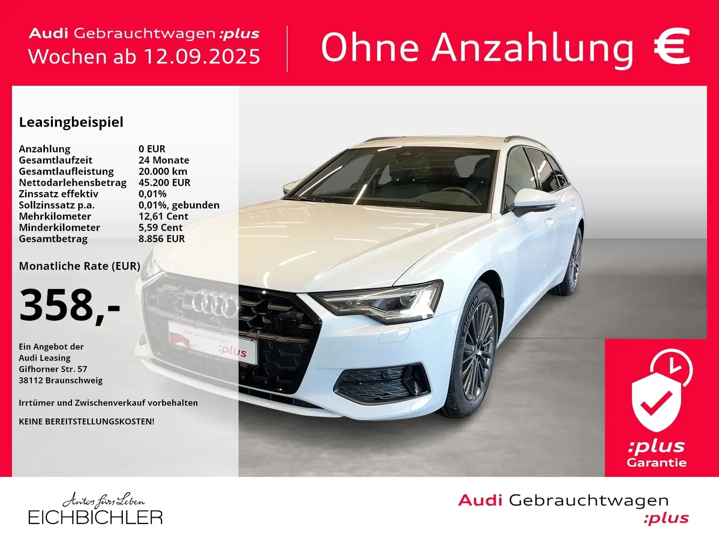 Audi A6 Avant 40 TDI quattro S tronic advanced ACC 360 Weiß - 1
