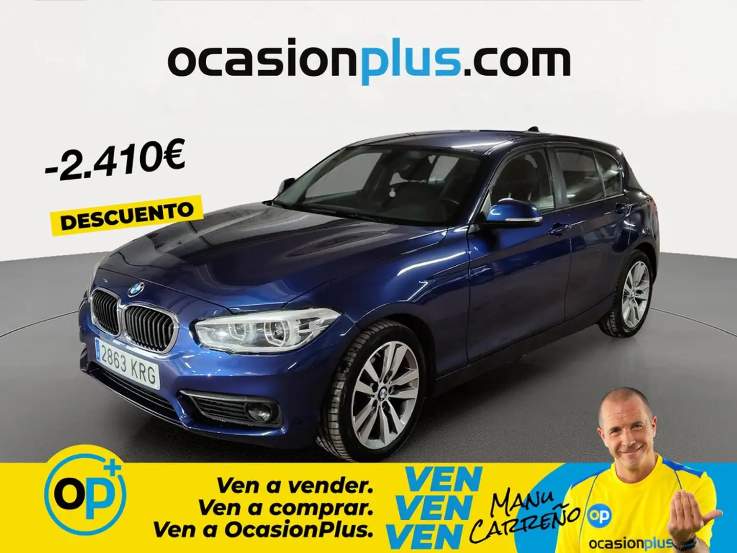 BMW 118 118iA (4.75) Azul - 1