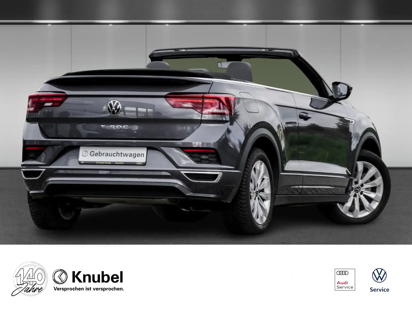 Volkswagen T-Roc Cabriolet R-Line 1.5 TSI DSG Navi AHK DAB+ Wind... Gris - 2