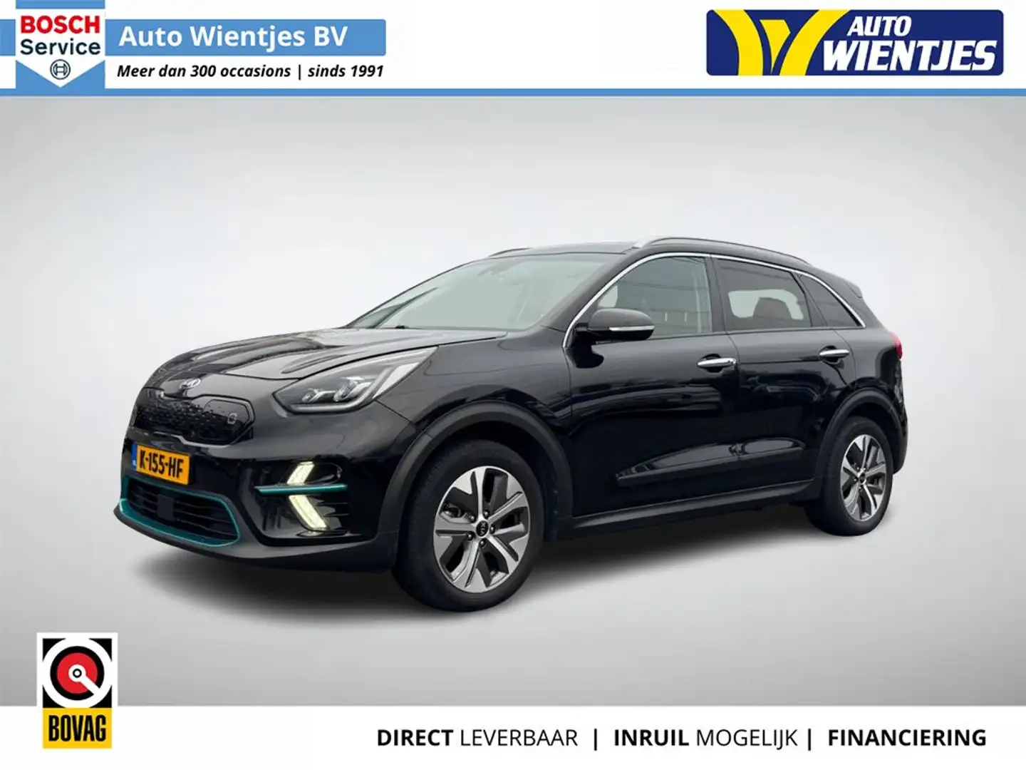 Kia e-Niro ExecutiveLine 64kWh 3-Fase | SoH 100% | Leer | Nav Noir - 1