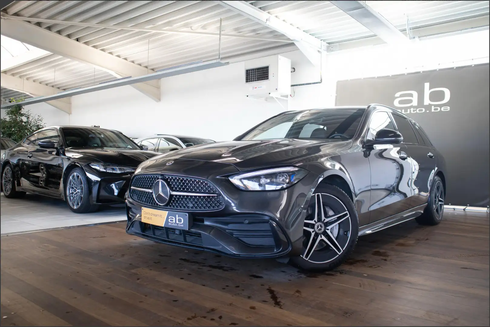 Mercedes-Benz C 300 E, BREAK, AMG-LINE, PANO, LEDER, 360°, HEAD-UP Gris - 1