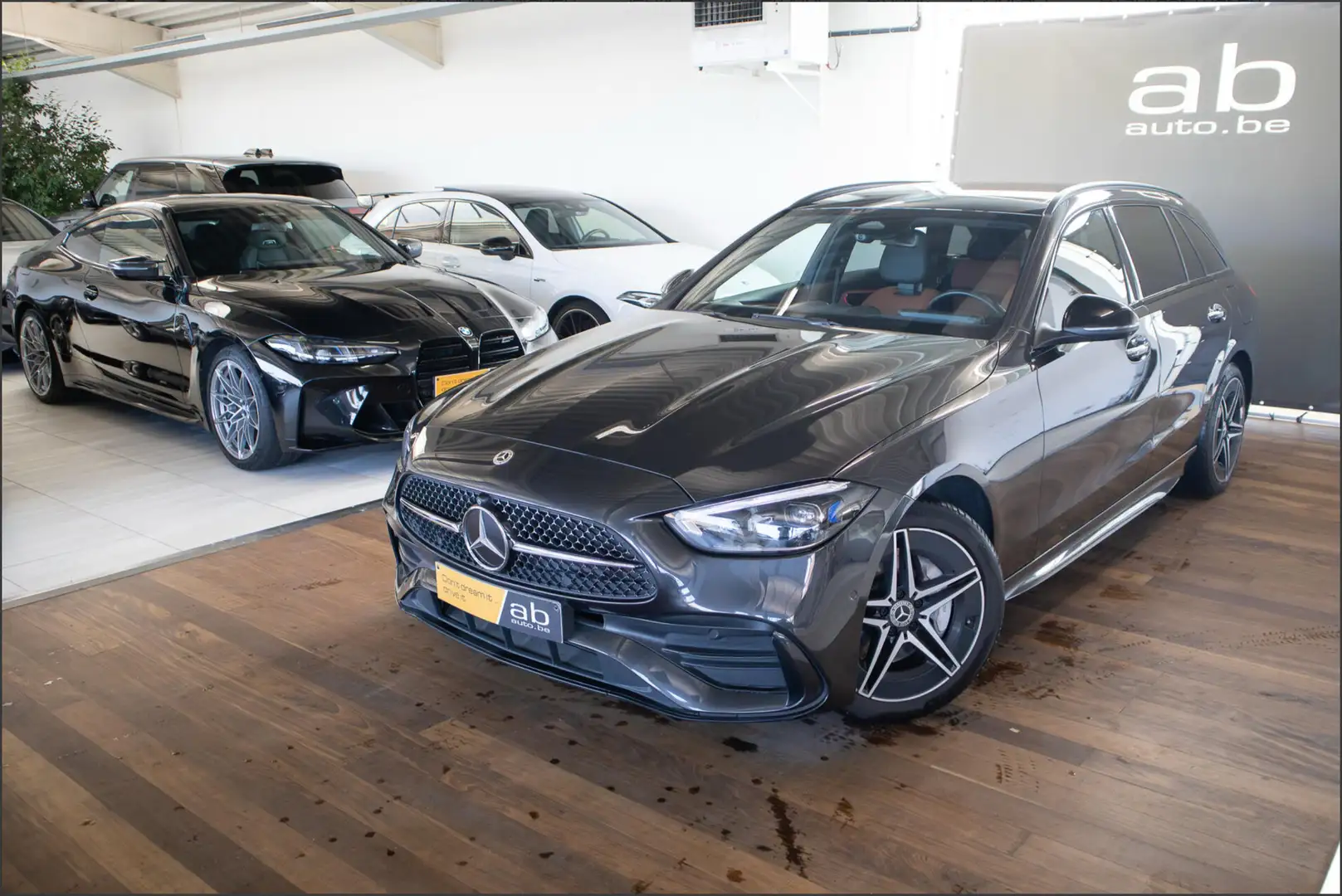 Mercedes-Benz C 300 E, BREAK, AMG-LINE, PANO, LEDER, 360°, HEAD-UP Gris - 2