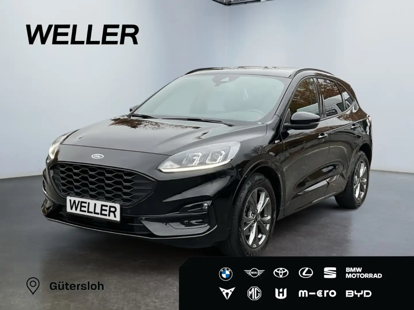 Ford Kuga 1.5 EcoB ST-LINE *Kamera*4x SHZ*hzb Fronts* Schwarz - 1