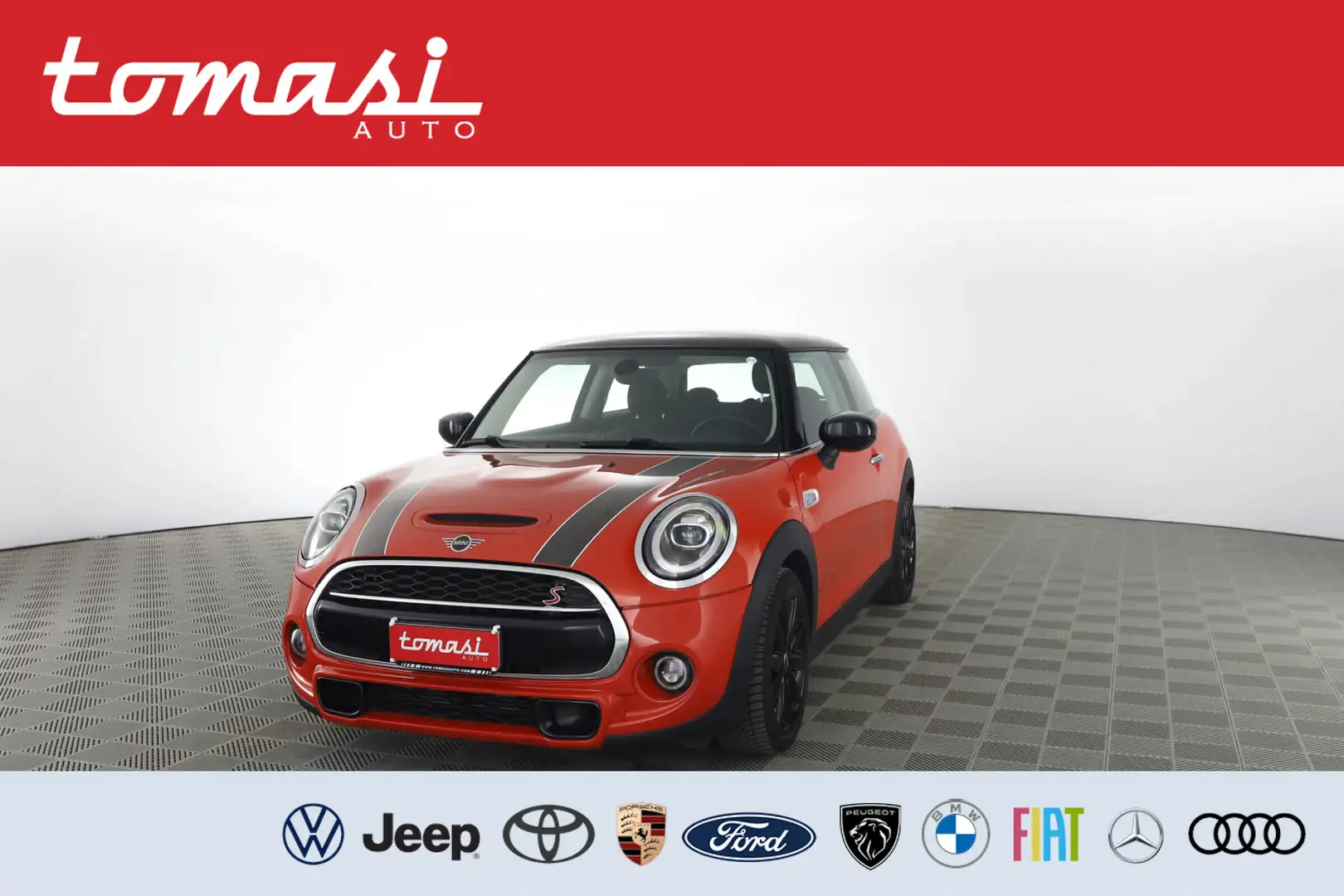 MINI Cooper S 2.0 FARI BI-LED,CERCHI 17 LEGA,SPOILER POST JCW Arancione - 1