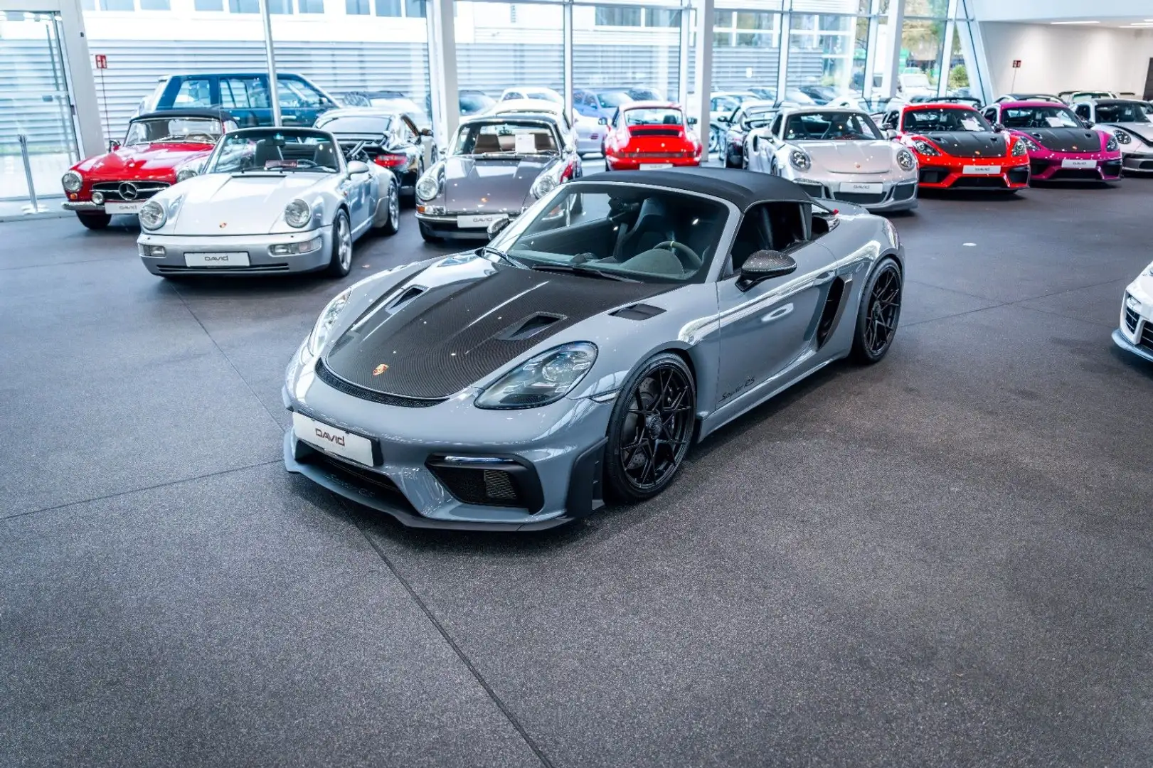 Porsche Boxster 718 Boxster Spyder RS*Weissach*Lift*Bose*90Liter Gris - 2