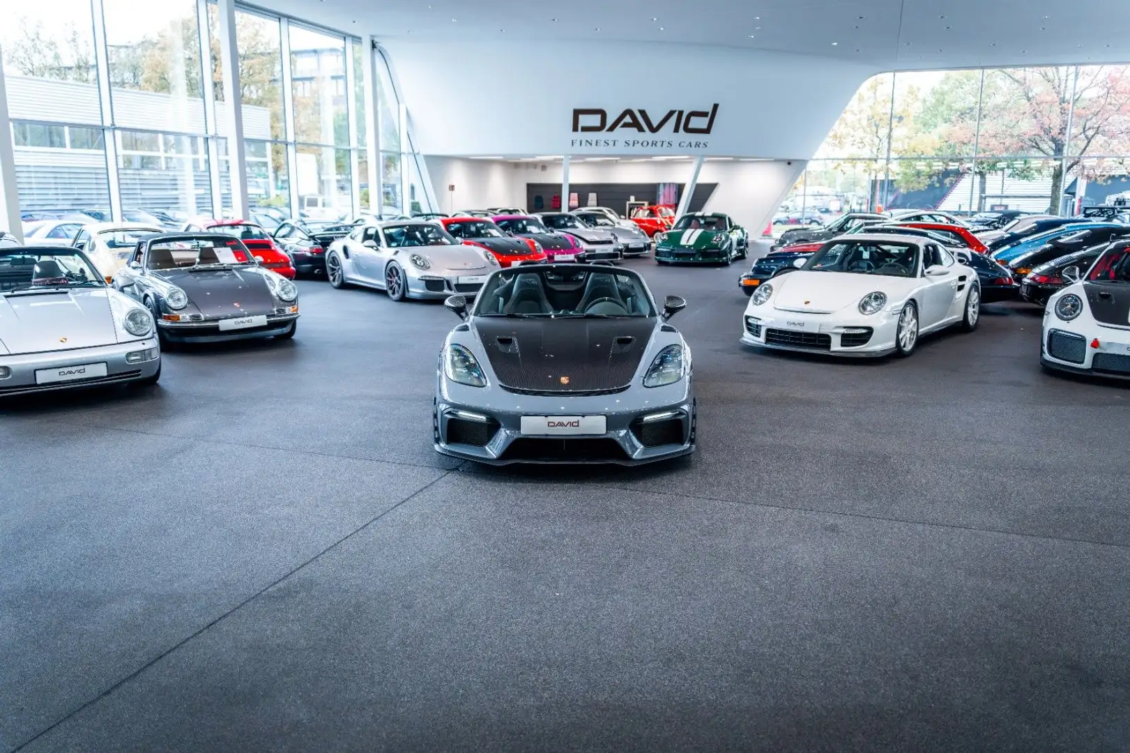 Porsche Boxster 718 Boxster Spyder RS*Weissach*Lift*Bose*90Liter Grau - 1