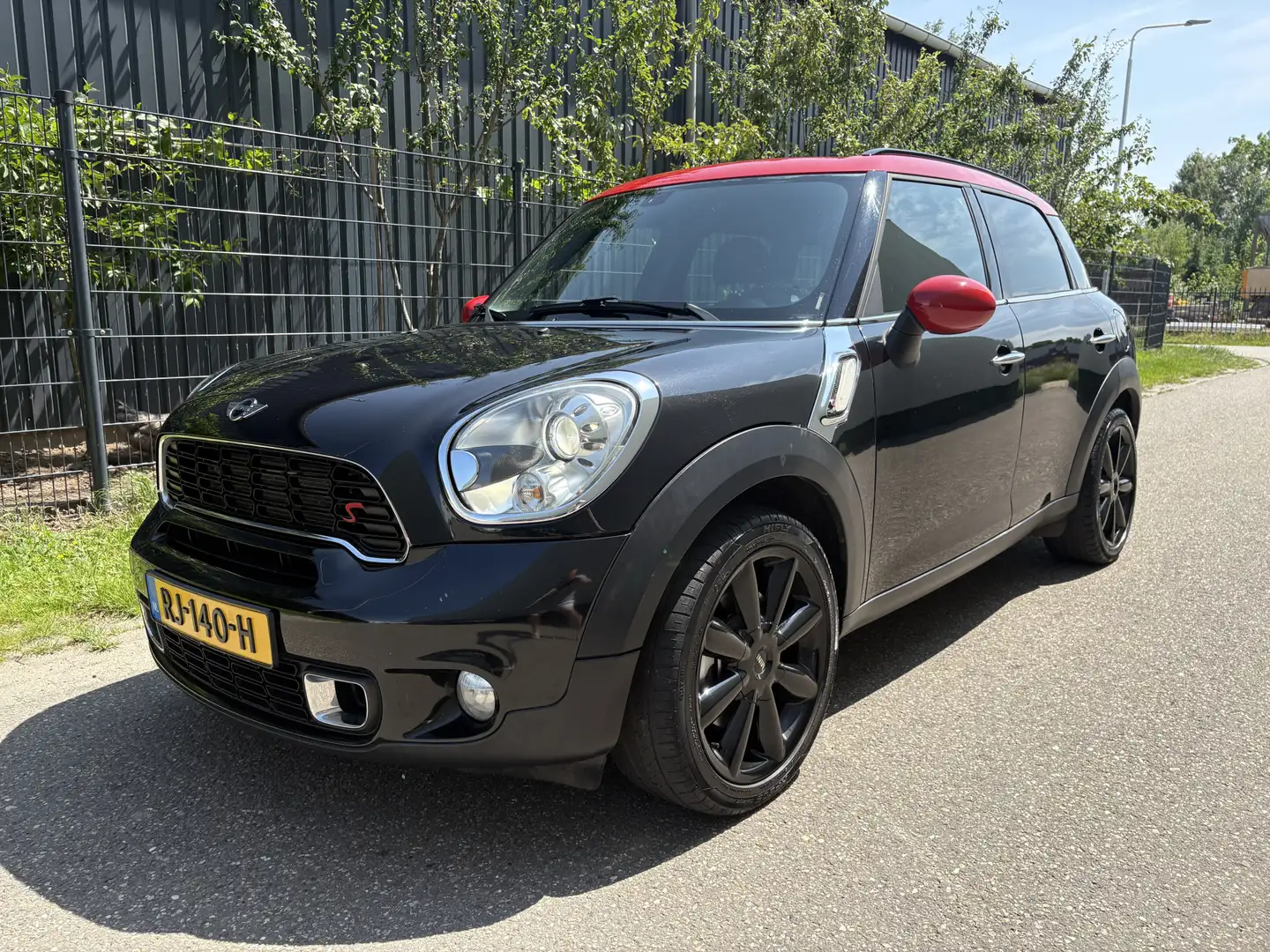 MINI Cooper S Countryman Mini 1.6 ALL4 Chili / LEER / CRUISE / STOELVERWARM Noir - 1