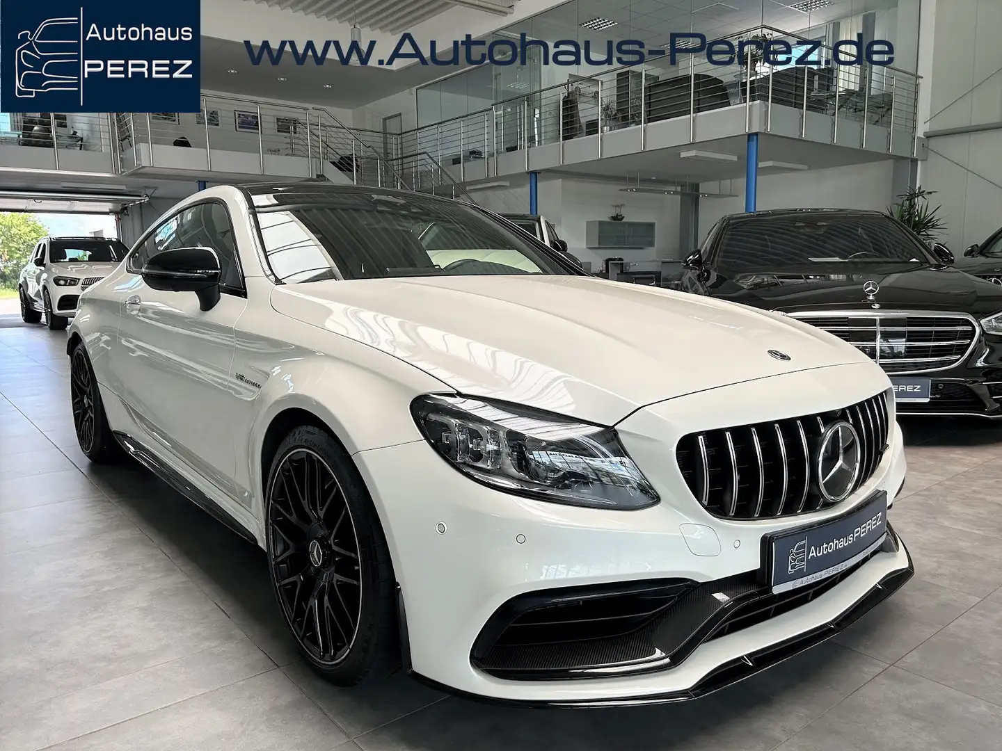 Mercedes-Benz C 63 AMG Coupé 114.585 UVP! PERF.AGA 4xHIGH END Blanc - 1