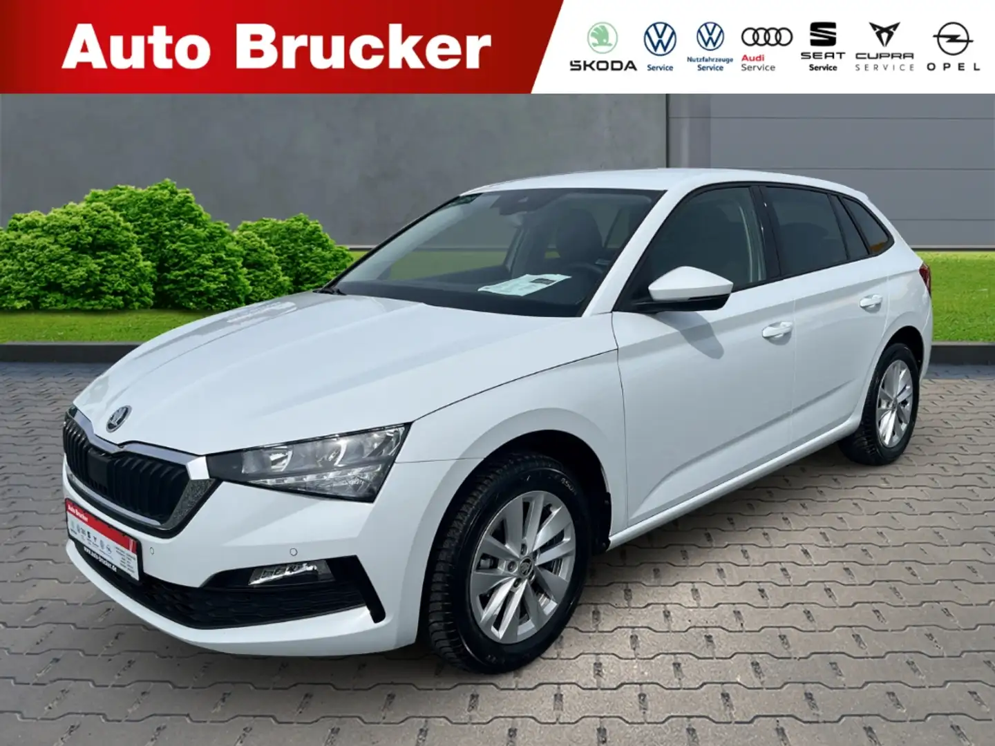 Skoda Scala Selection 1.0 TSI+Alufelgen+Klimaautomatik+Sitzhei Weiß - 1