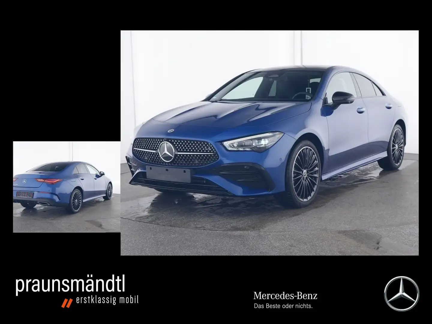 Mercedes-Benz CLA 250 e AMG Night Pano/AHK/Distr/Totw/360°/19" Schwarz - 1