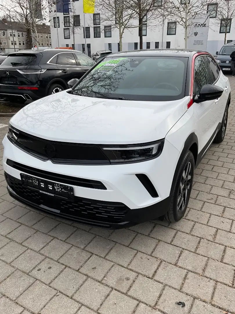 Opel Mokka 1.2 Turbo GS Line FLA LM LED KlimaA PDC Weiß - 2