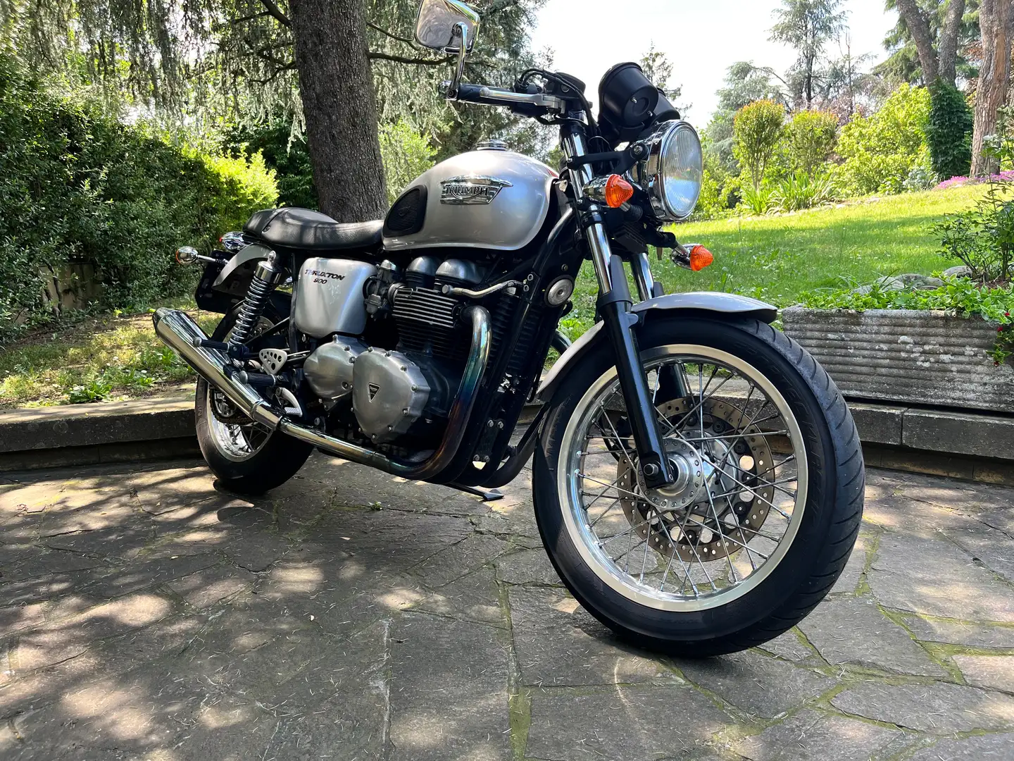Triumph Thruxton Argento - 2