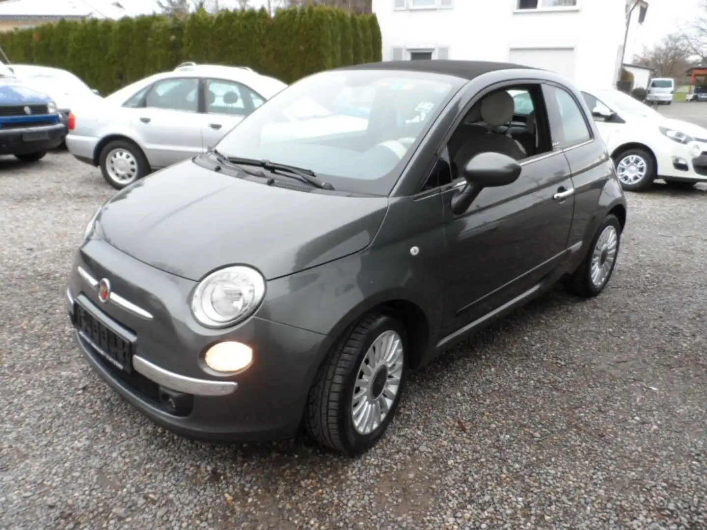 Fiat 500 Cabrio Gris - 2