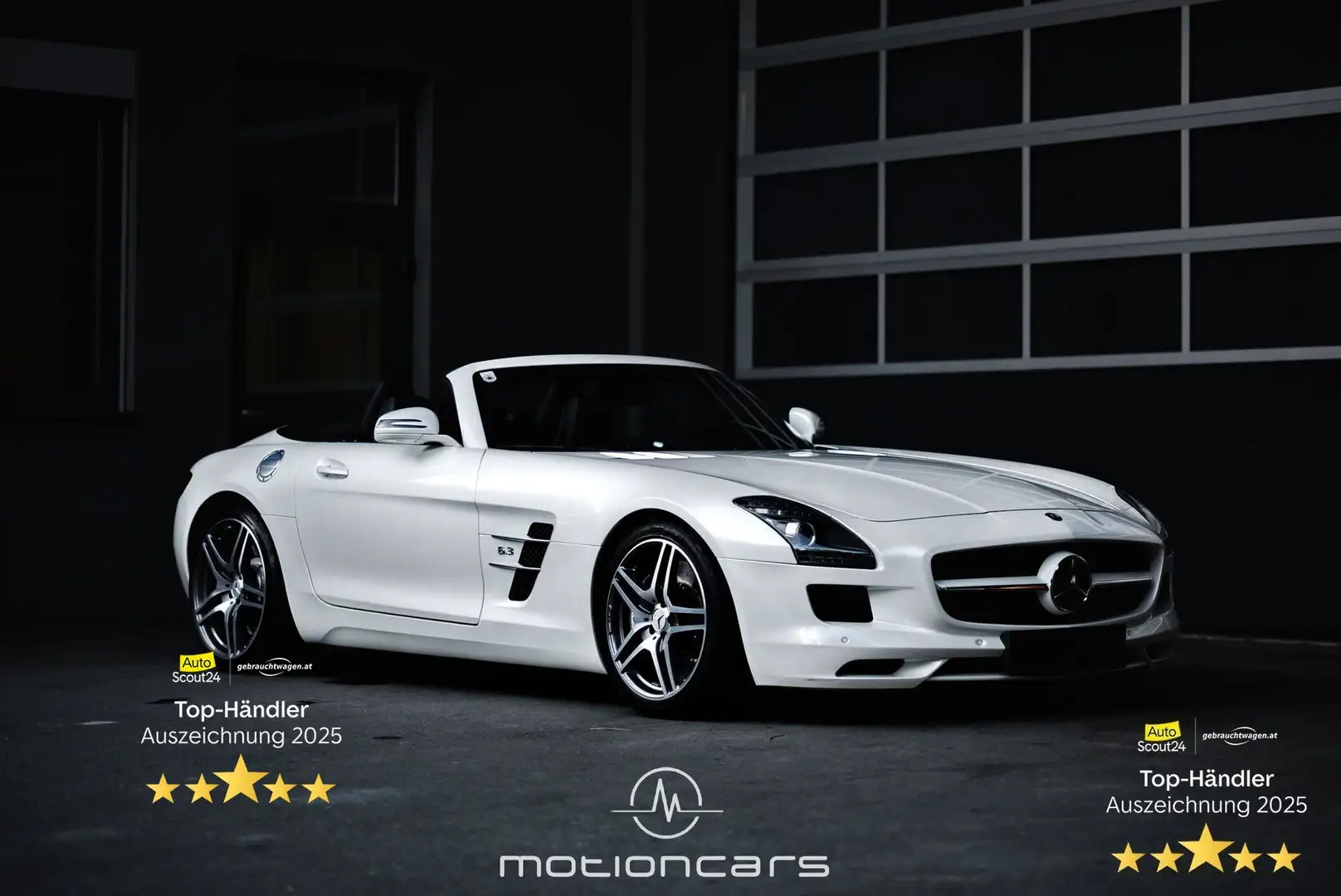 Mercedes-Benz SLS AMG Roadster Aut. Cabrio EXP € 189.980,- Weiß - 1