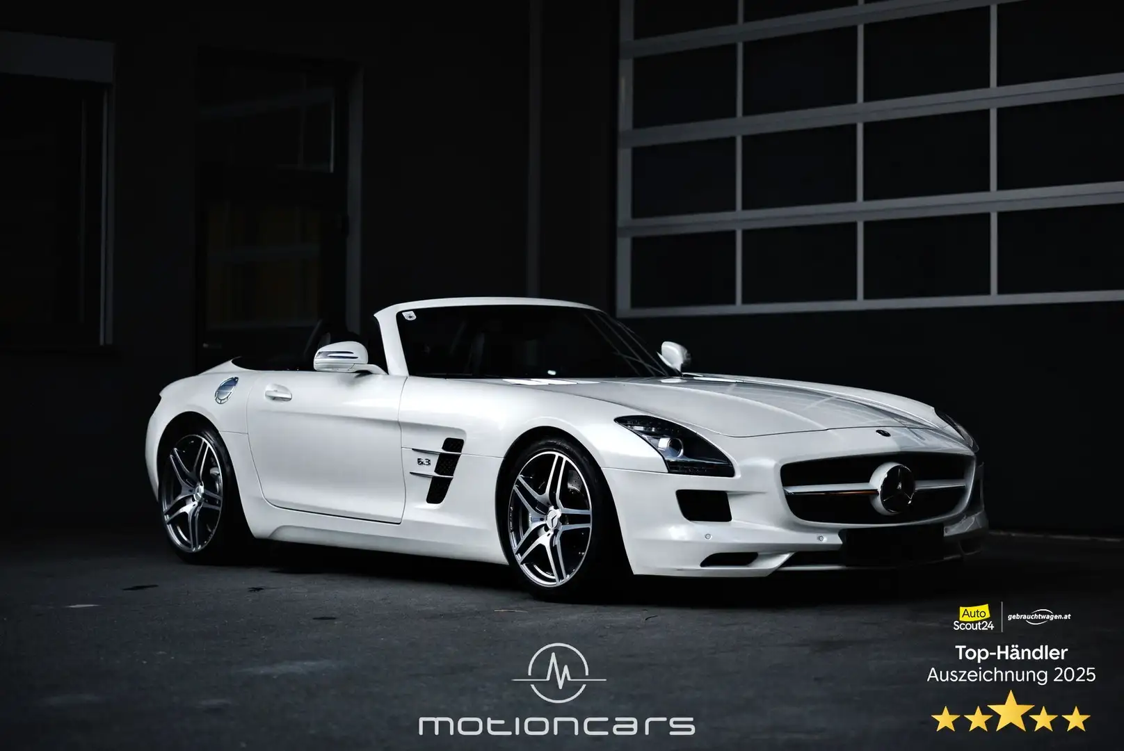 Mercedes-Benz SLS AMG Roadster Aut. Cabrio EXP € 189.980,- Weiß - 1