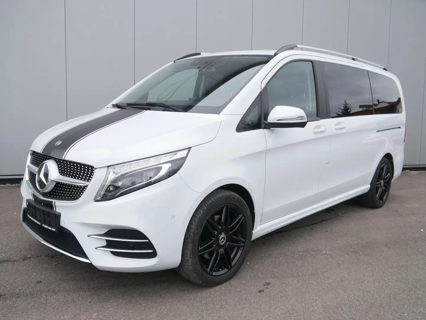 Mercedes-Benz V 300 d 4-Matic Edition AMG-Line NAVI/LED/AHK/RFK Blanc - 1