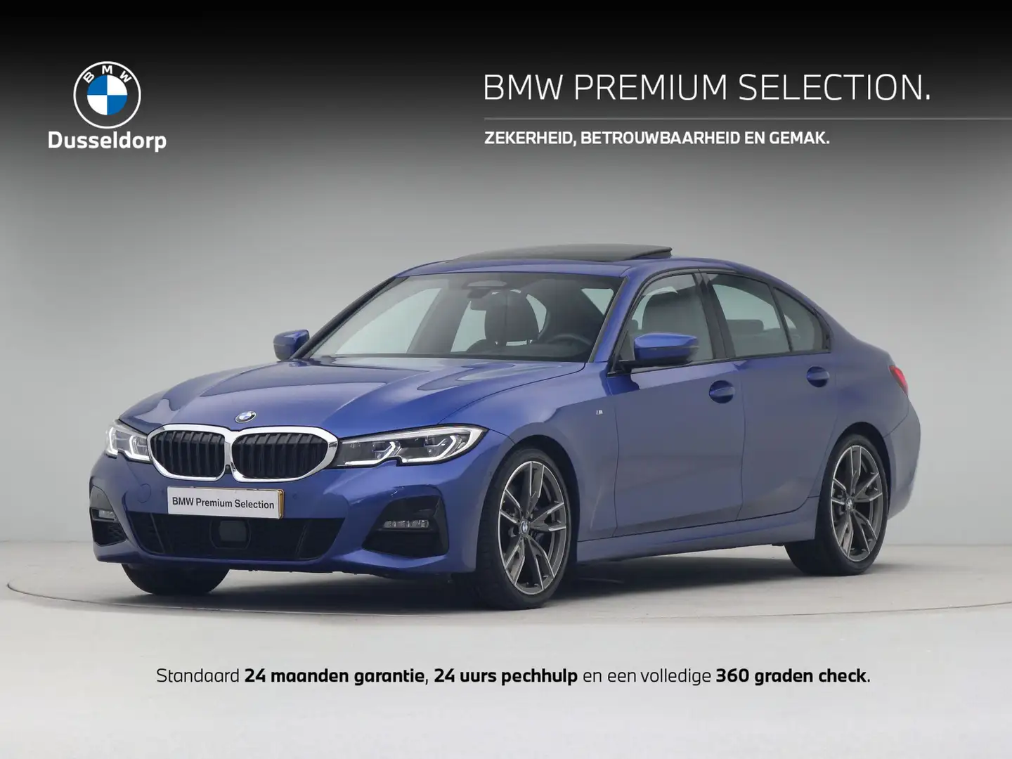 BMW 330 3 Serie 330i High Executive M Sport Blauw - 1