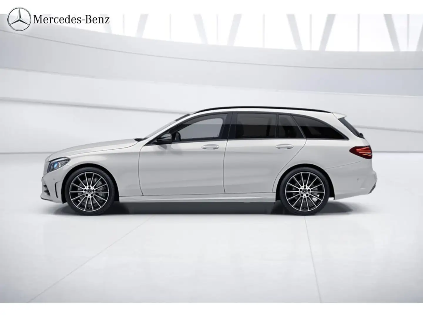 Mercedes-Benz C 400 4M T Night+RüKam+Totwink+Comand+M-LED+19 Wit - 2