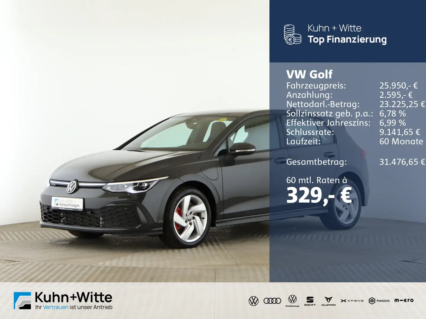 Volkswagen Golf GTE VIII 1.4 GTE *HYBRID*ACC*LED*PDC*Navi*Apple Szürke - 1