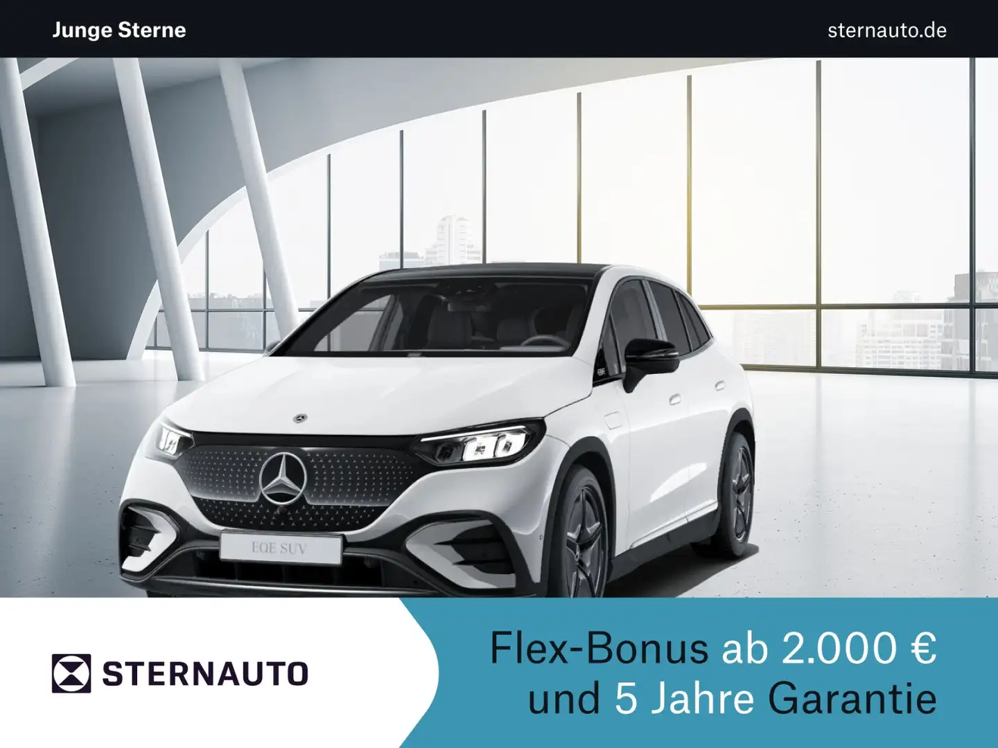 Mercedes-Benz EQE SUV EQE 300 SUV AMG Line/Pano.-Dach/Distronic/Kamera Weiß - 1