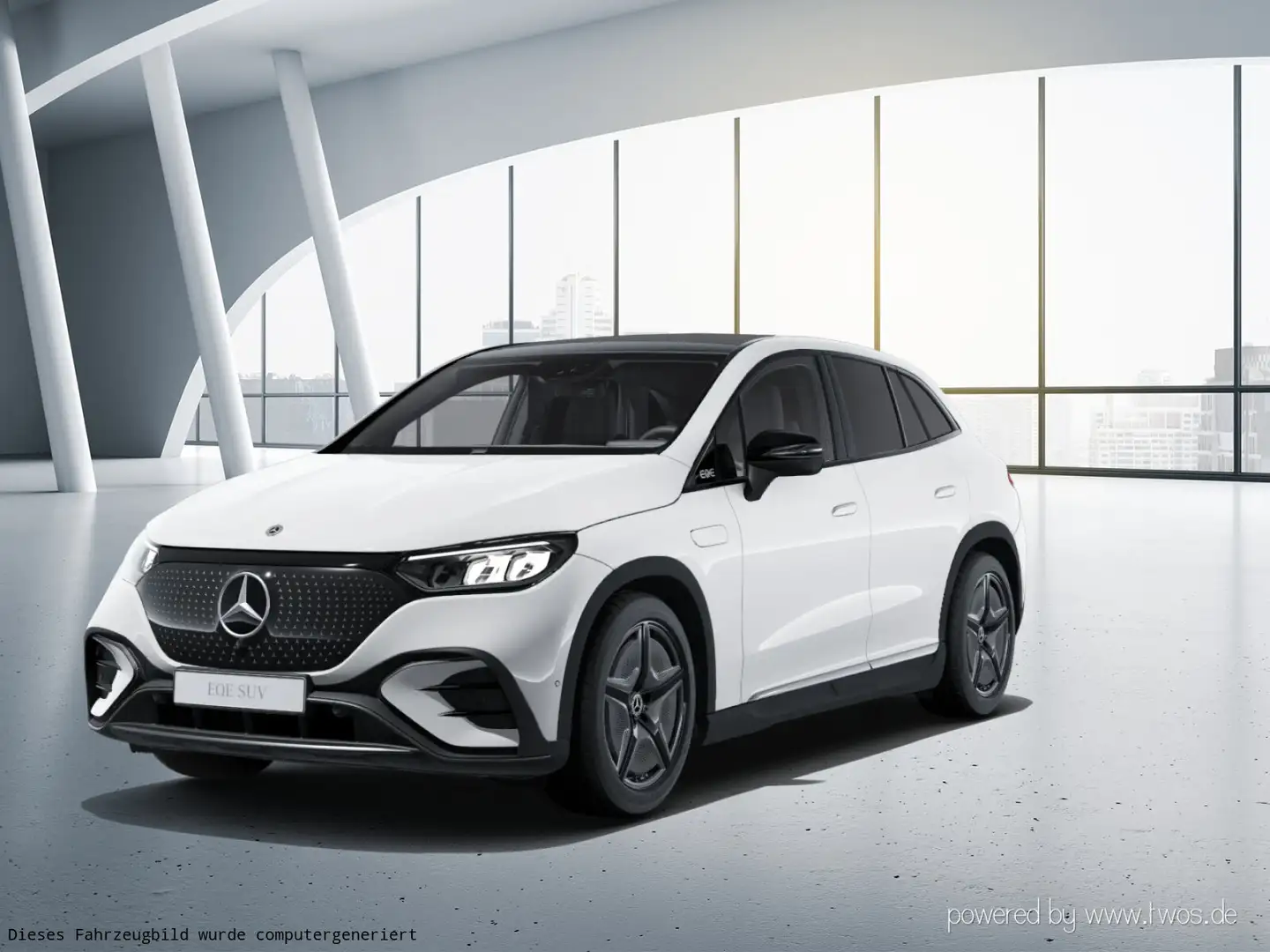 Mercedes-Benz EQE SUV EQE 300 SUV AMG Line/Pano.-Dach/Distronic/Kamera Weiß - 2