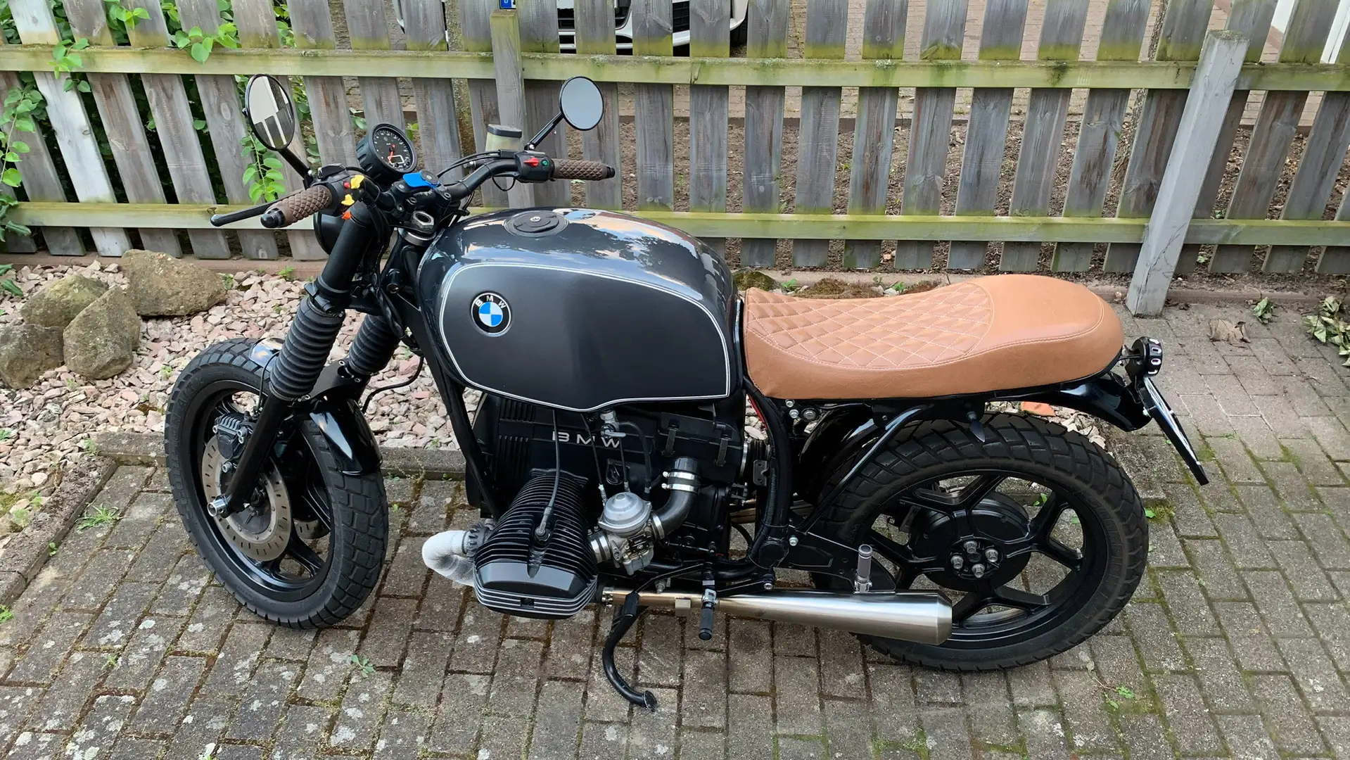 BMW R 80 RT Naked Bike / Scrambler-Umbau Silber - 2
