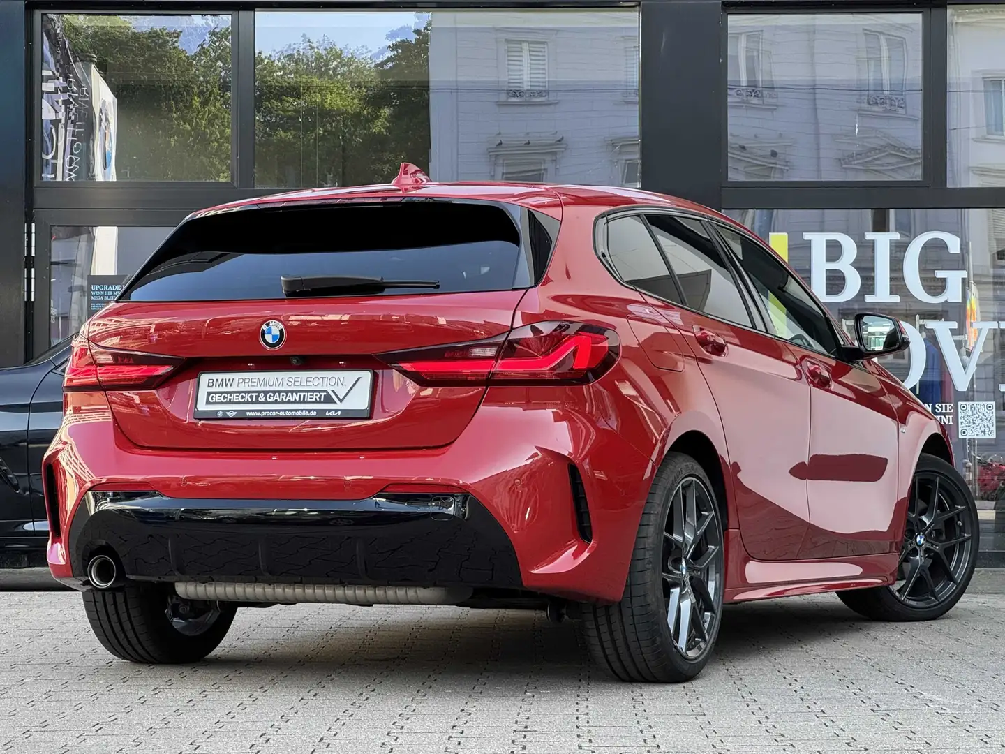 BMW 118 i M Sport AdapLED PA RFK HiFi DAB Shz 18"LM Rosso - 2