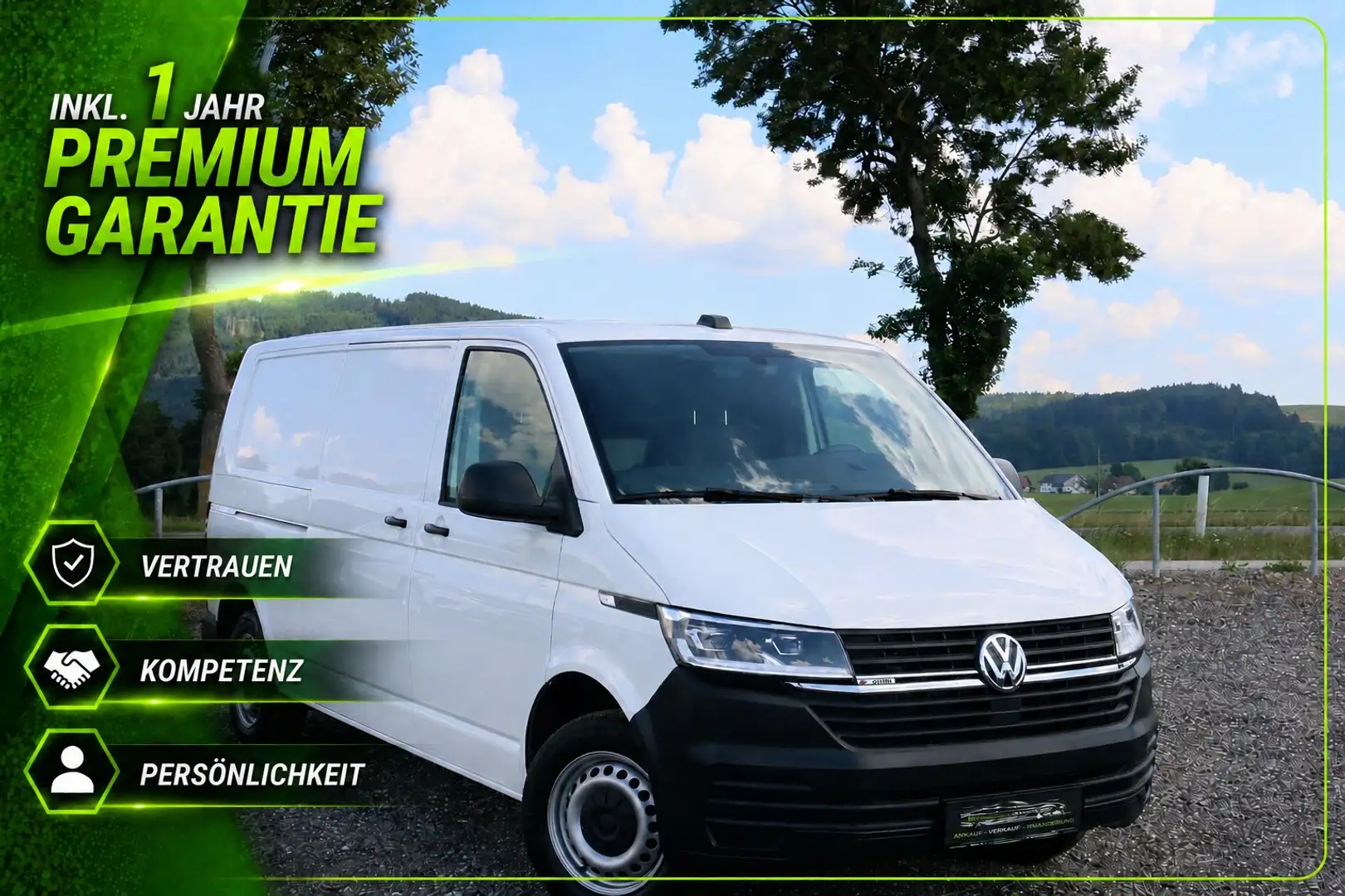 Volkswagen T6.1 Transporter Lang DSG*4MOTION*ِAHK*Xenon*Standheizung Weiß - 1