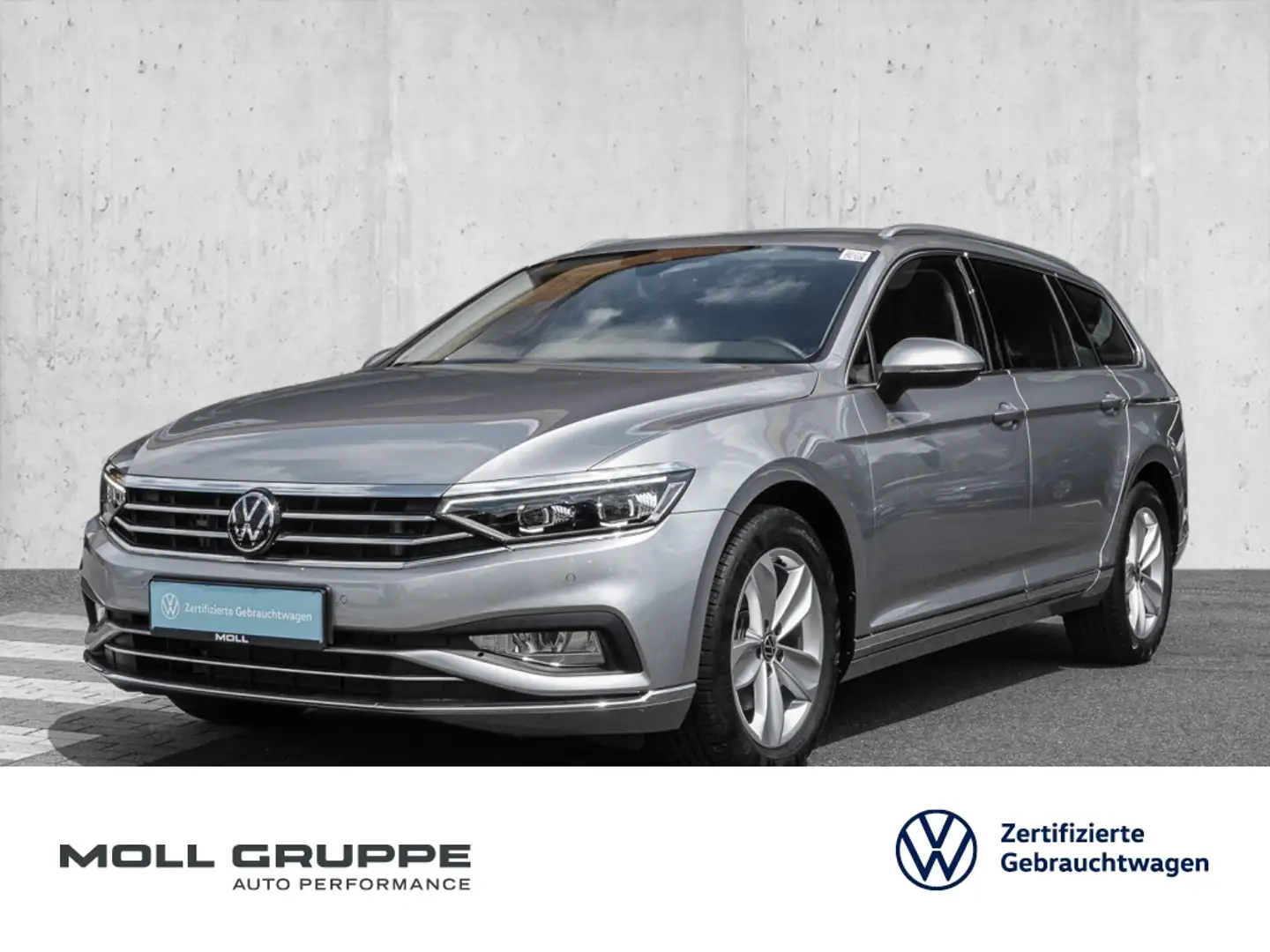 Volkswagen Passat Variant 2.0 TDI DSG Elegance NAVI LEDER Silver - 1