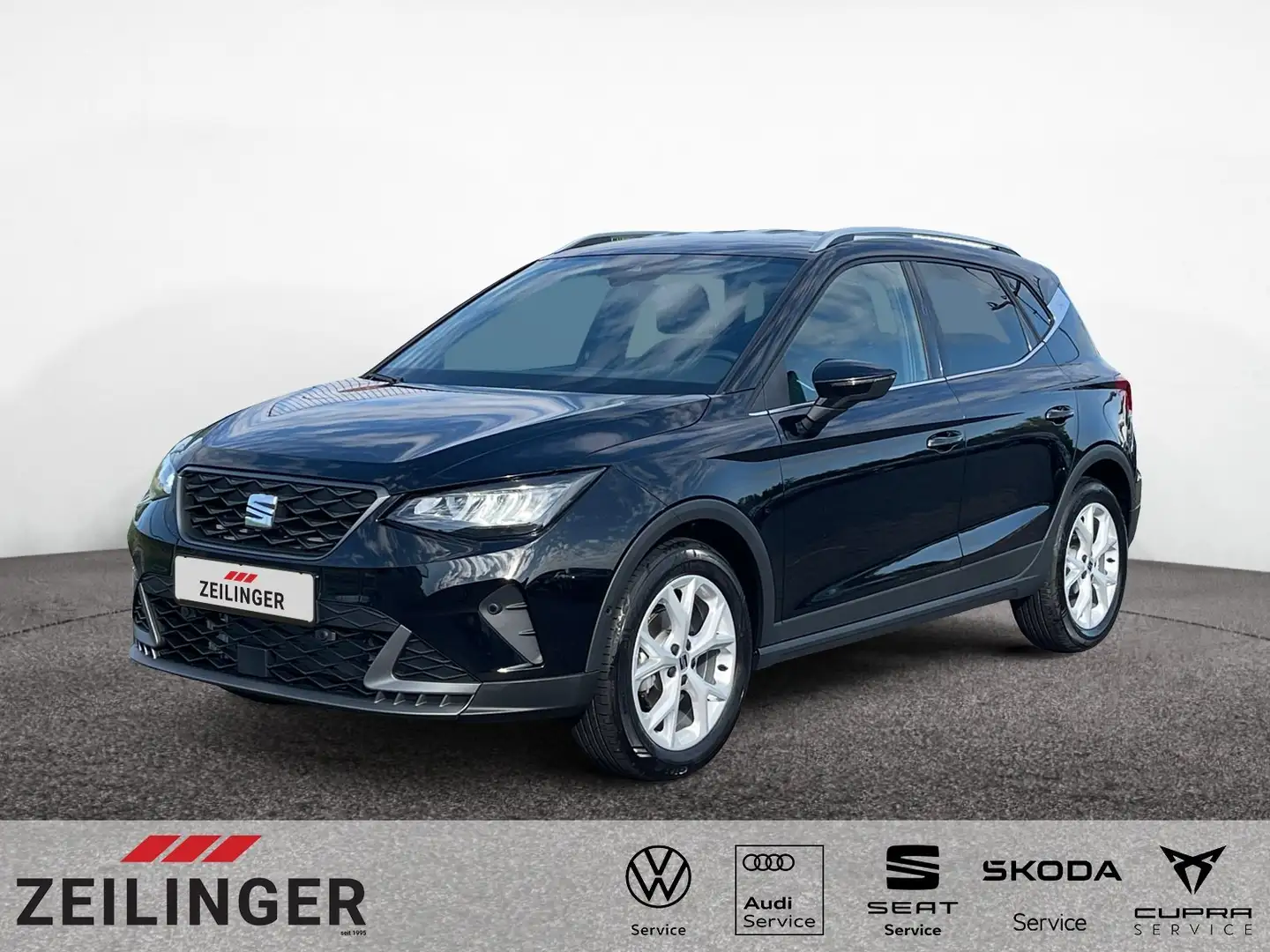 SEAT Arona FR 1.0 TSI DSG|AHK|NAVI|ACC|KAMERA|PARKLEN Schwarz - 1