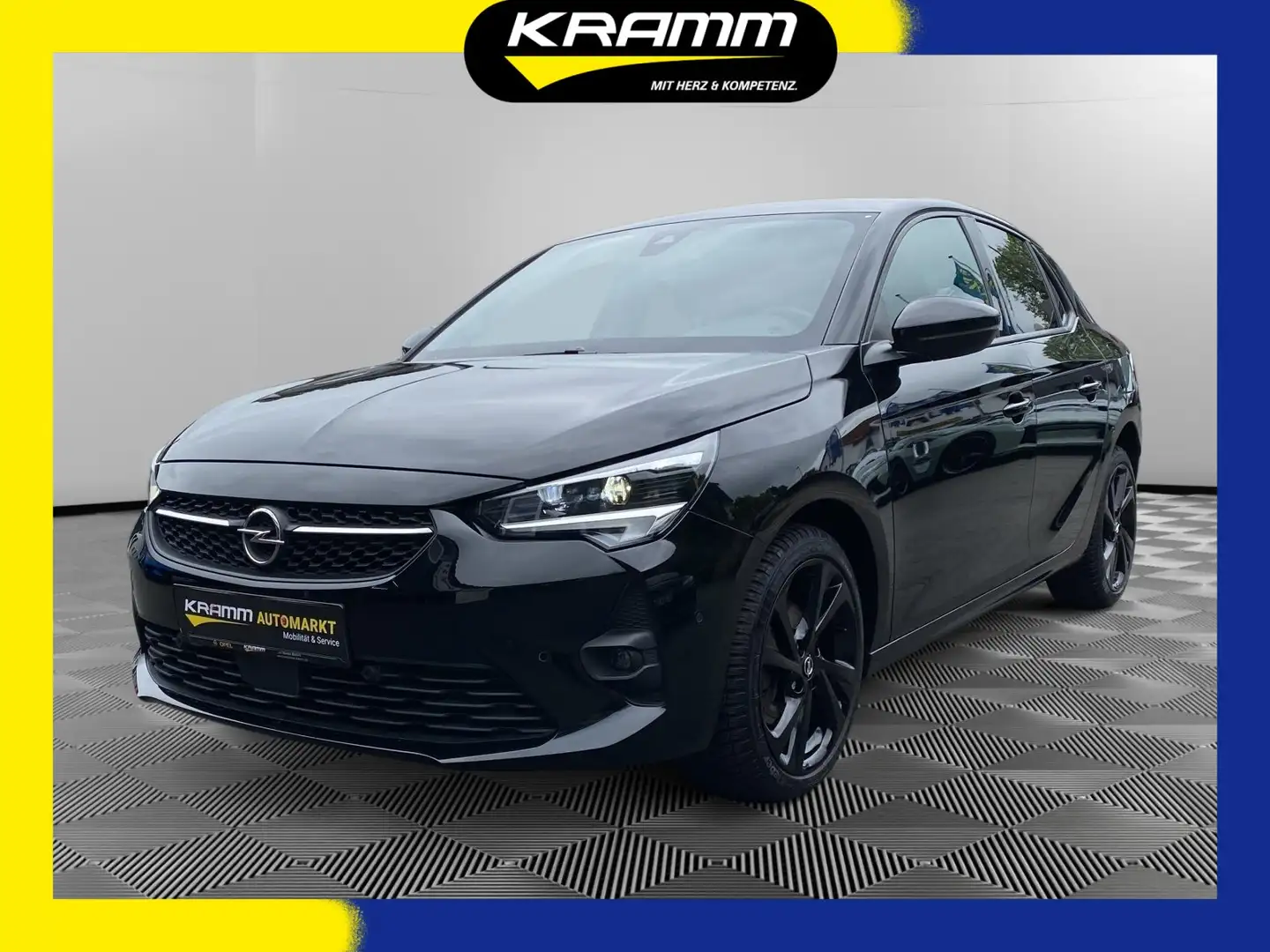 Opel Corsa GS LINE 1.2  Kamera+PDC+LED Zwart - 1
