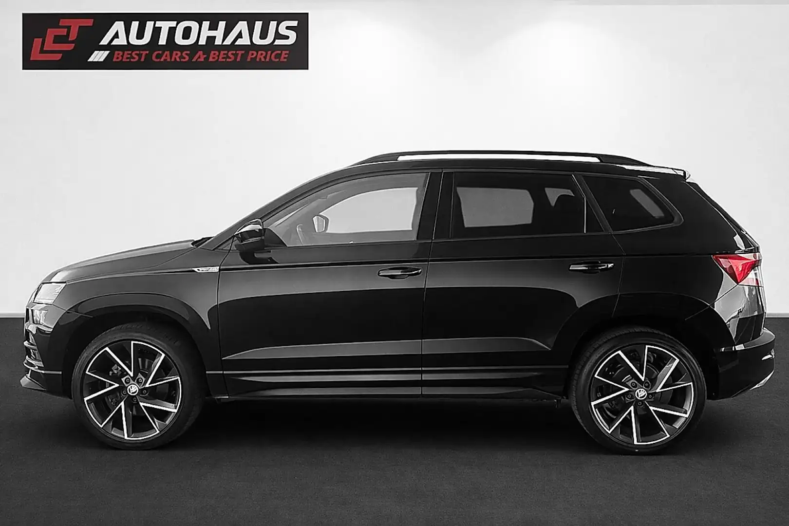 Skoda Karoq 2,0 TDI 4x4 DSG Sportline | 1.BESITZ | MwSt.AUSW | Schwarz - 2