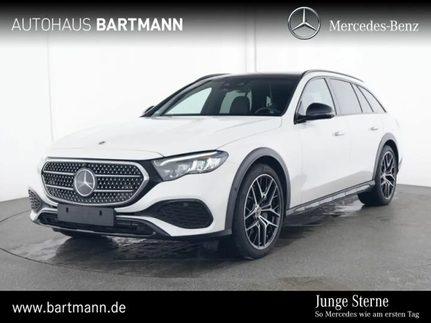 Mercedes-Benz E 300 E 300 Tde 4M ALL-TERRAIN+NIGHT +PANO+SUPERSCREEN Weiß - 1